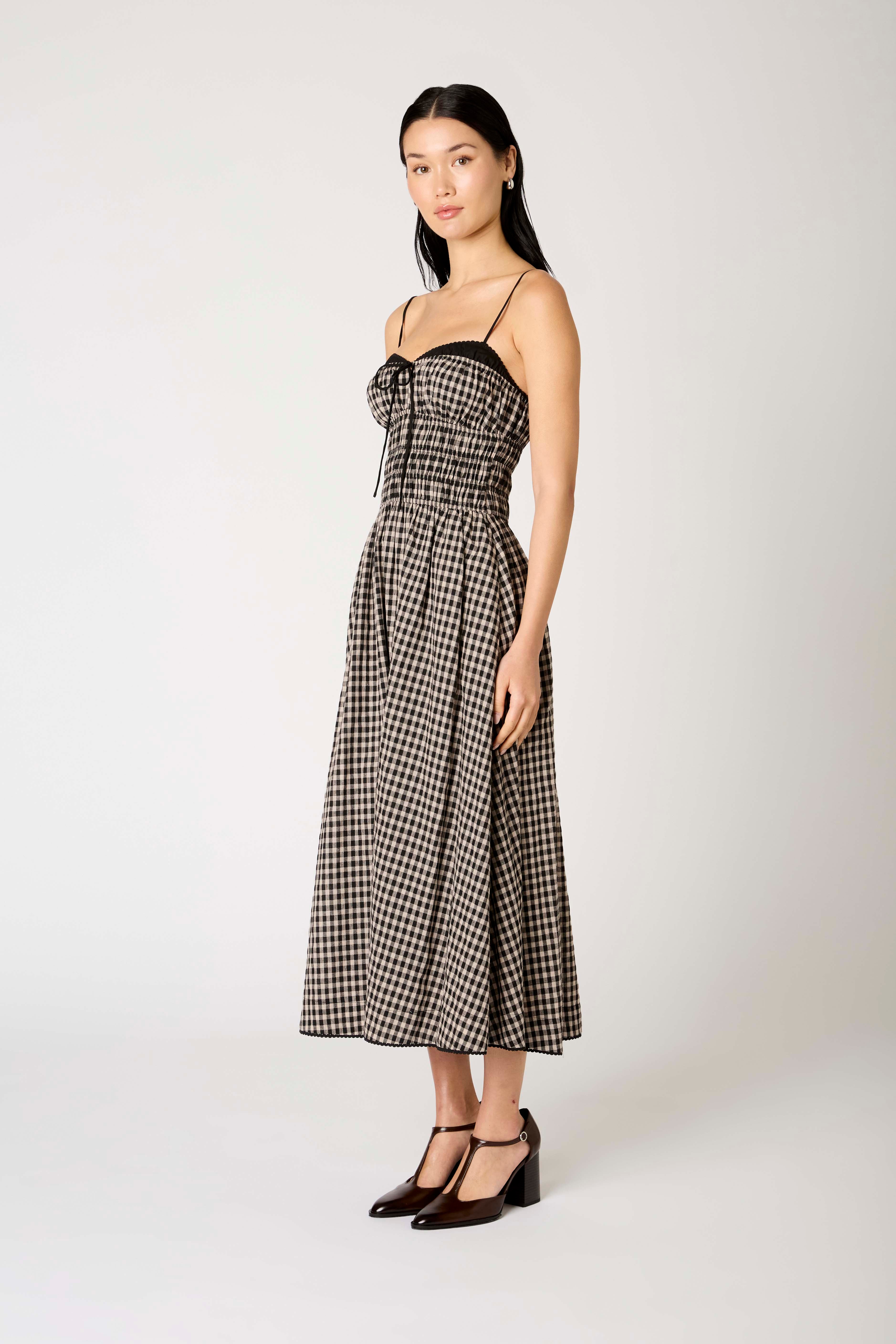 Thomas Dress in Oat side view