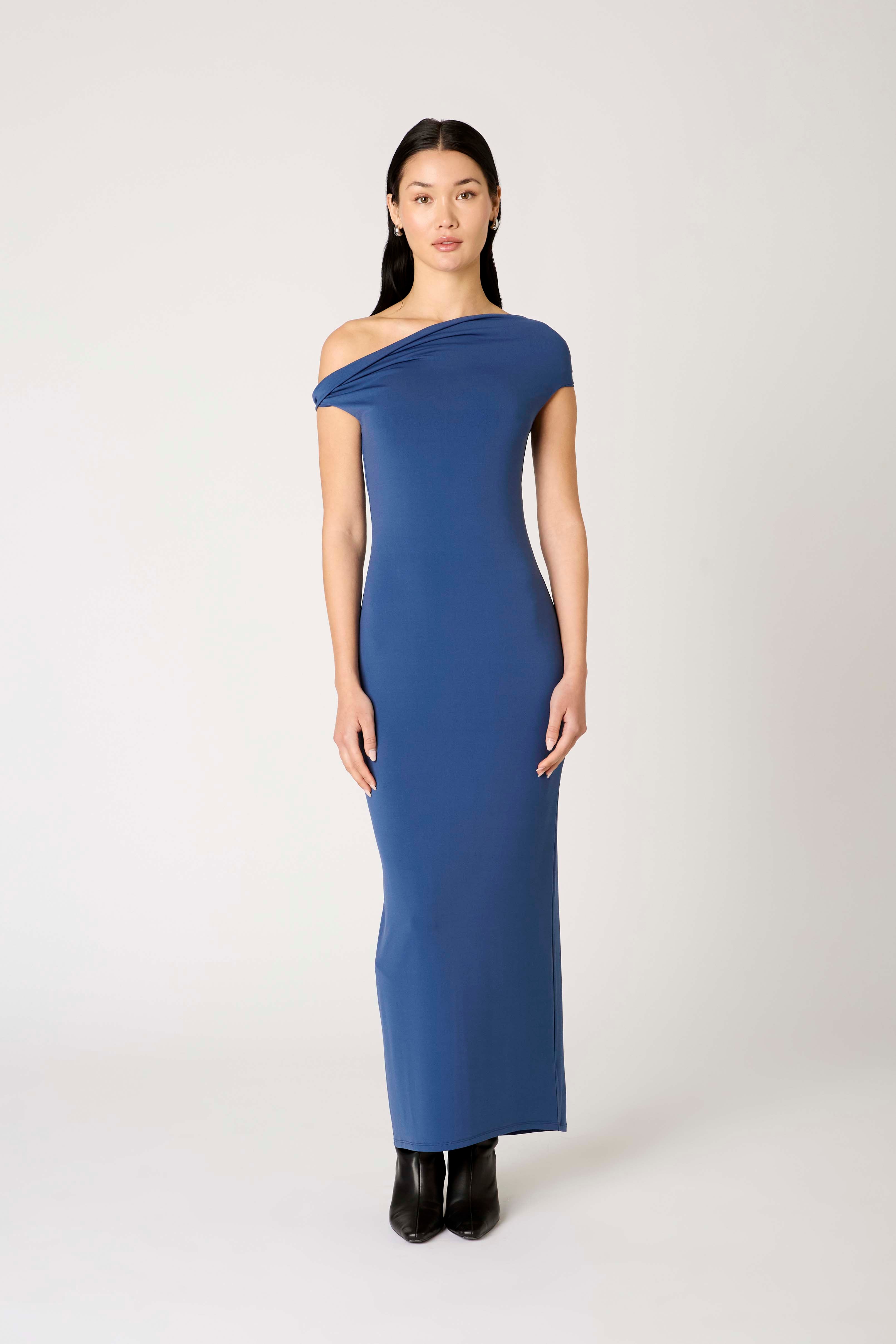 Clara Dress in dusk front view