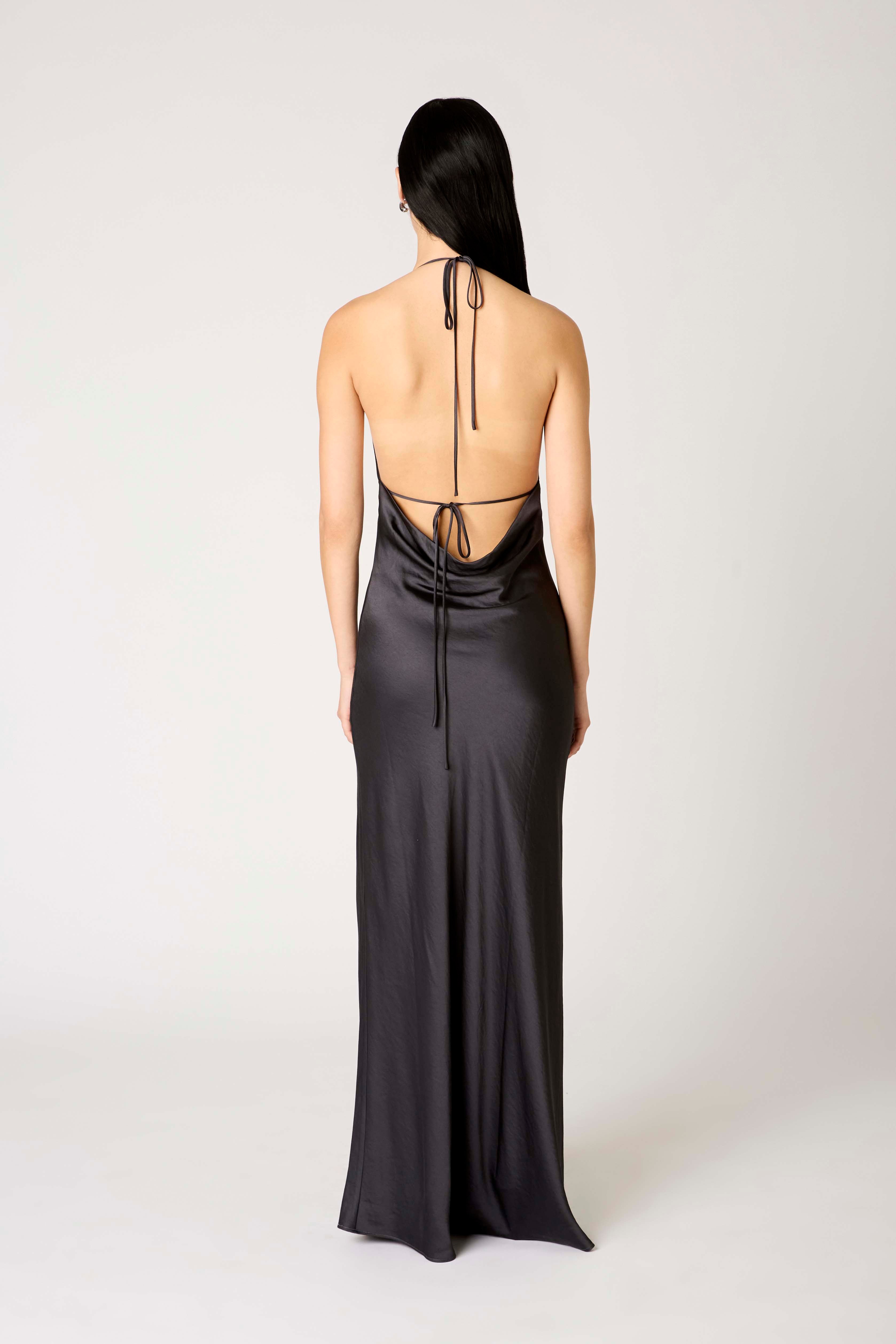 Zora Dress in soot back view