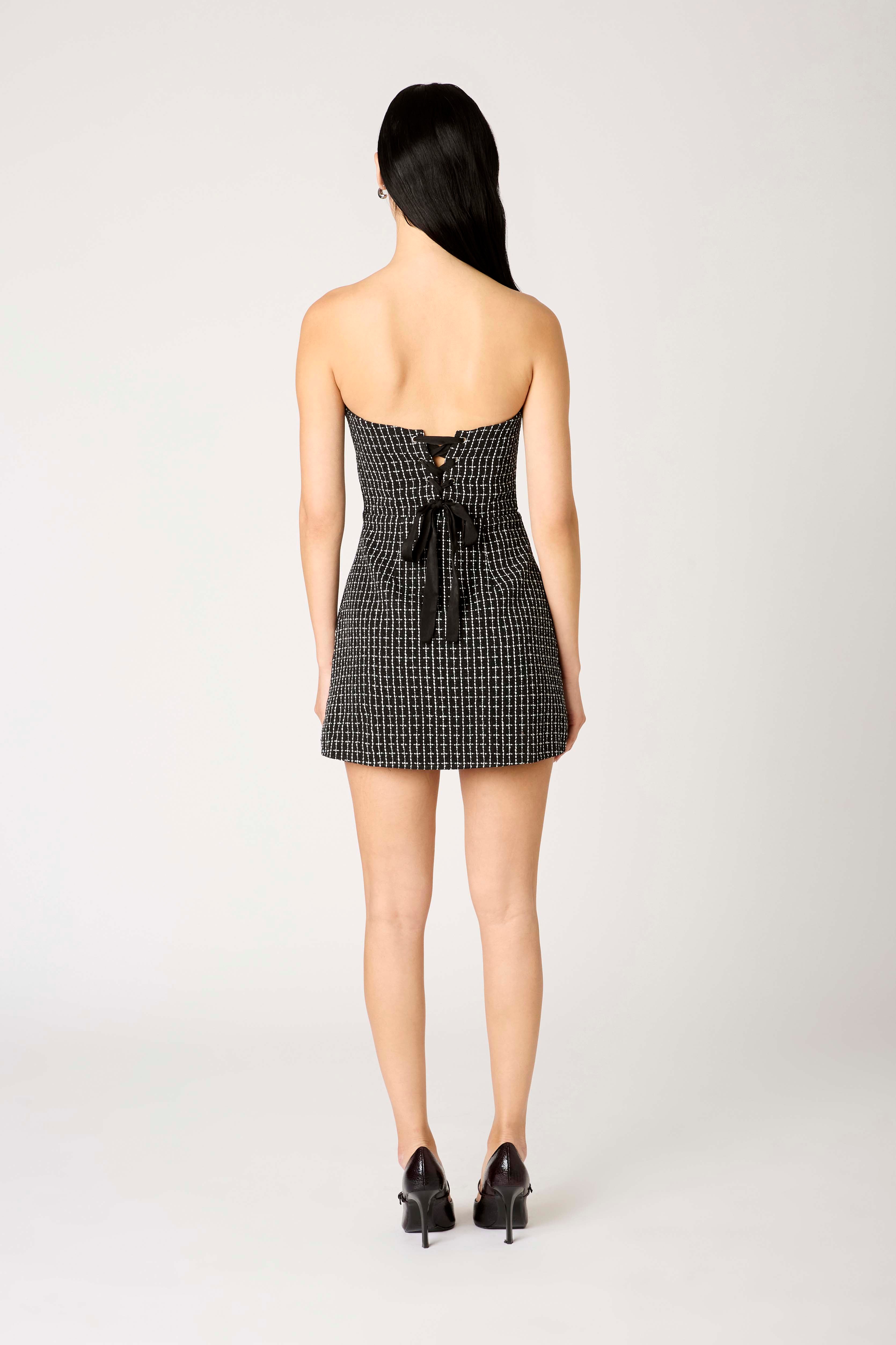 Thea Dress in black back view