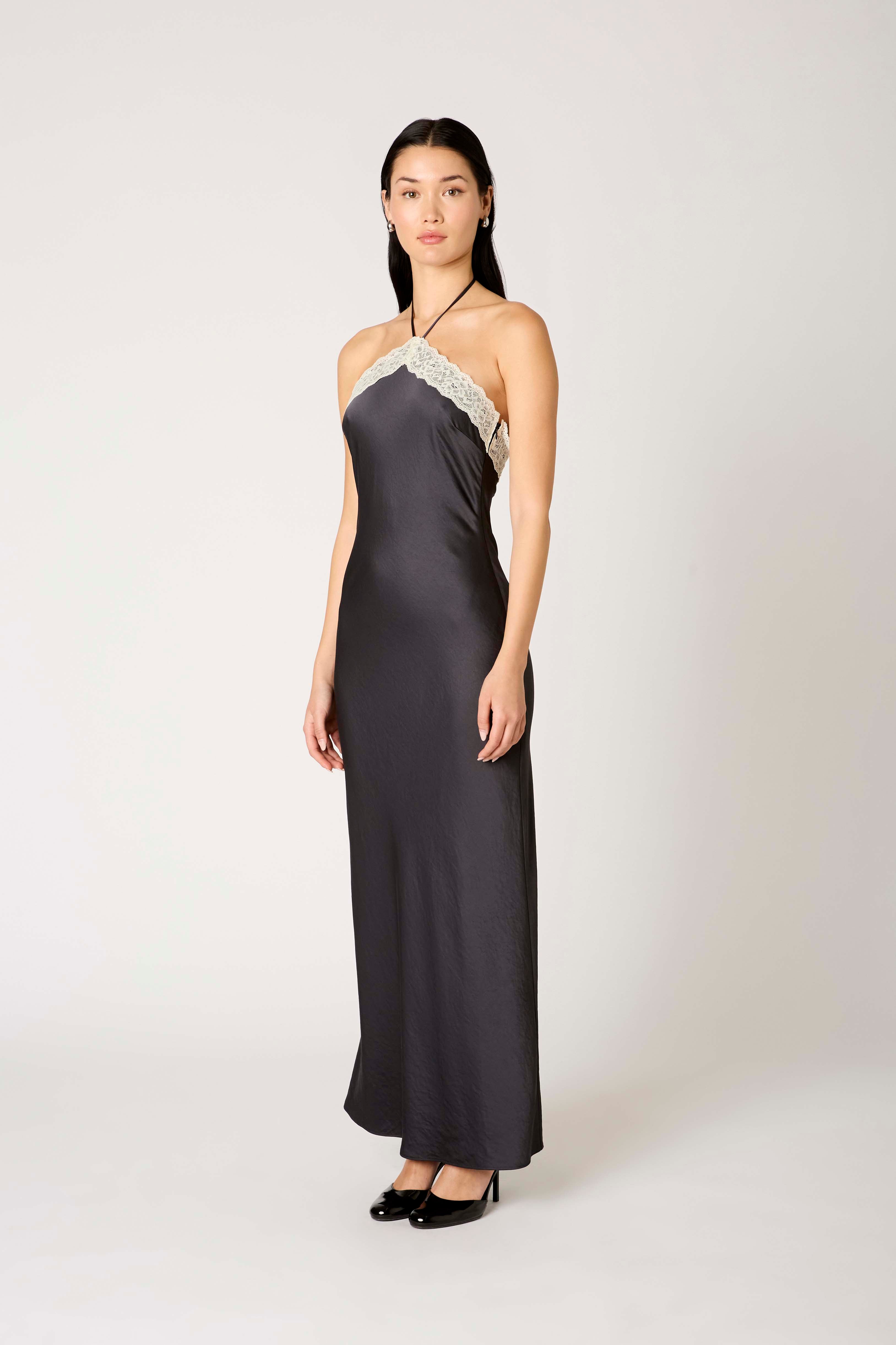 Vesper Dress in soot side view