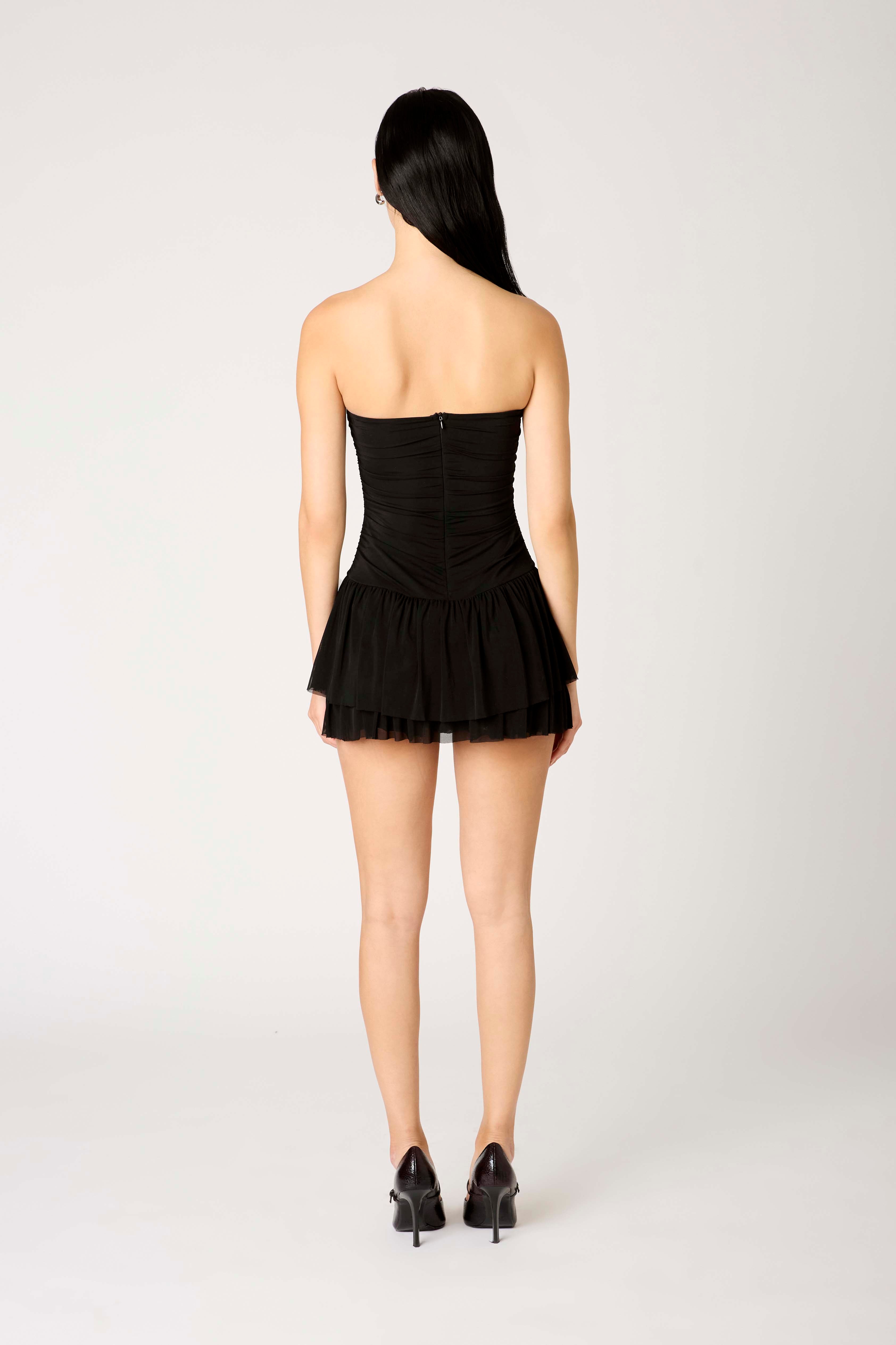 Astrid Dress in black back view
