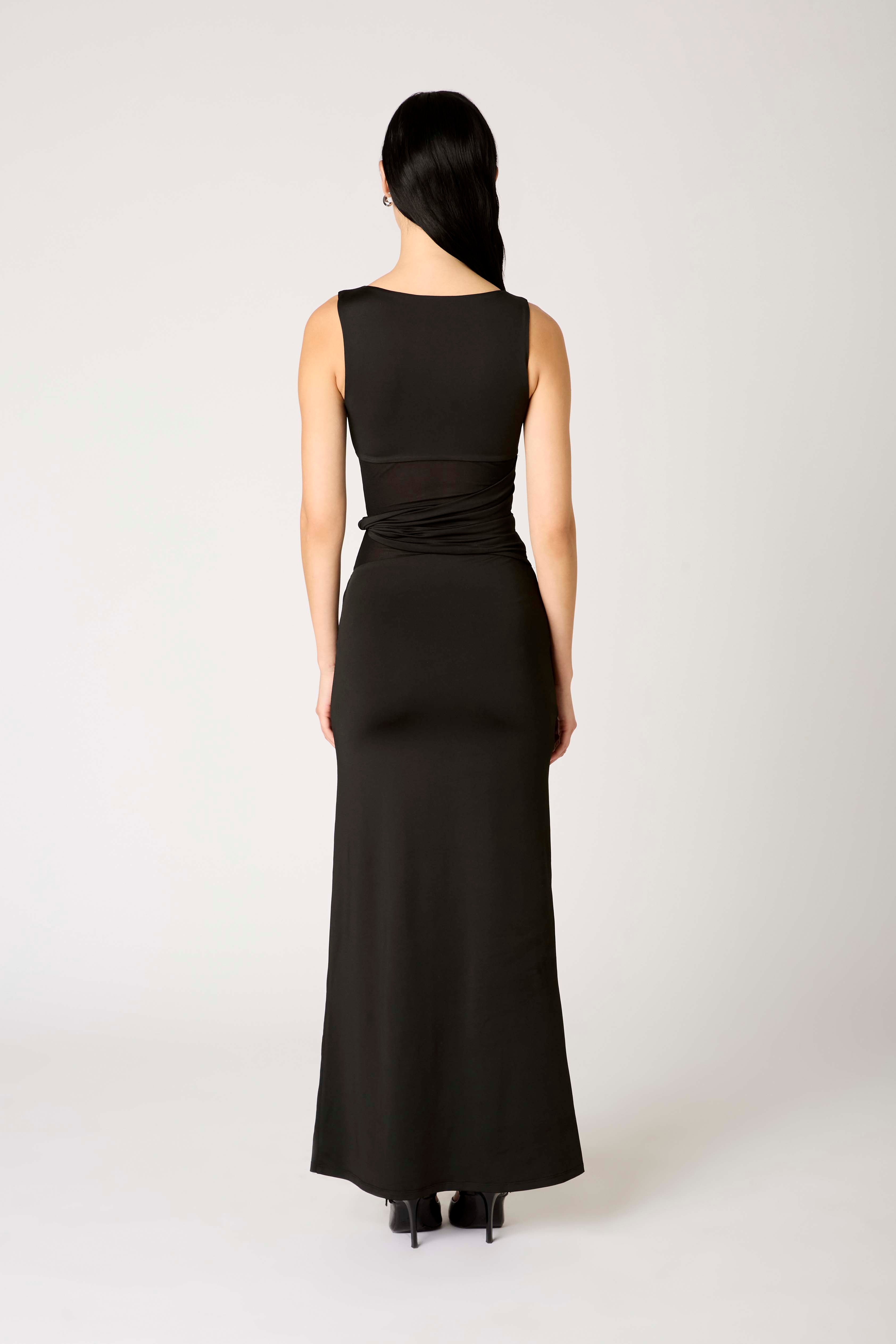 Ione Dress in black back view