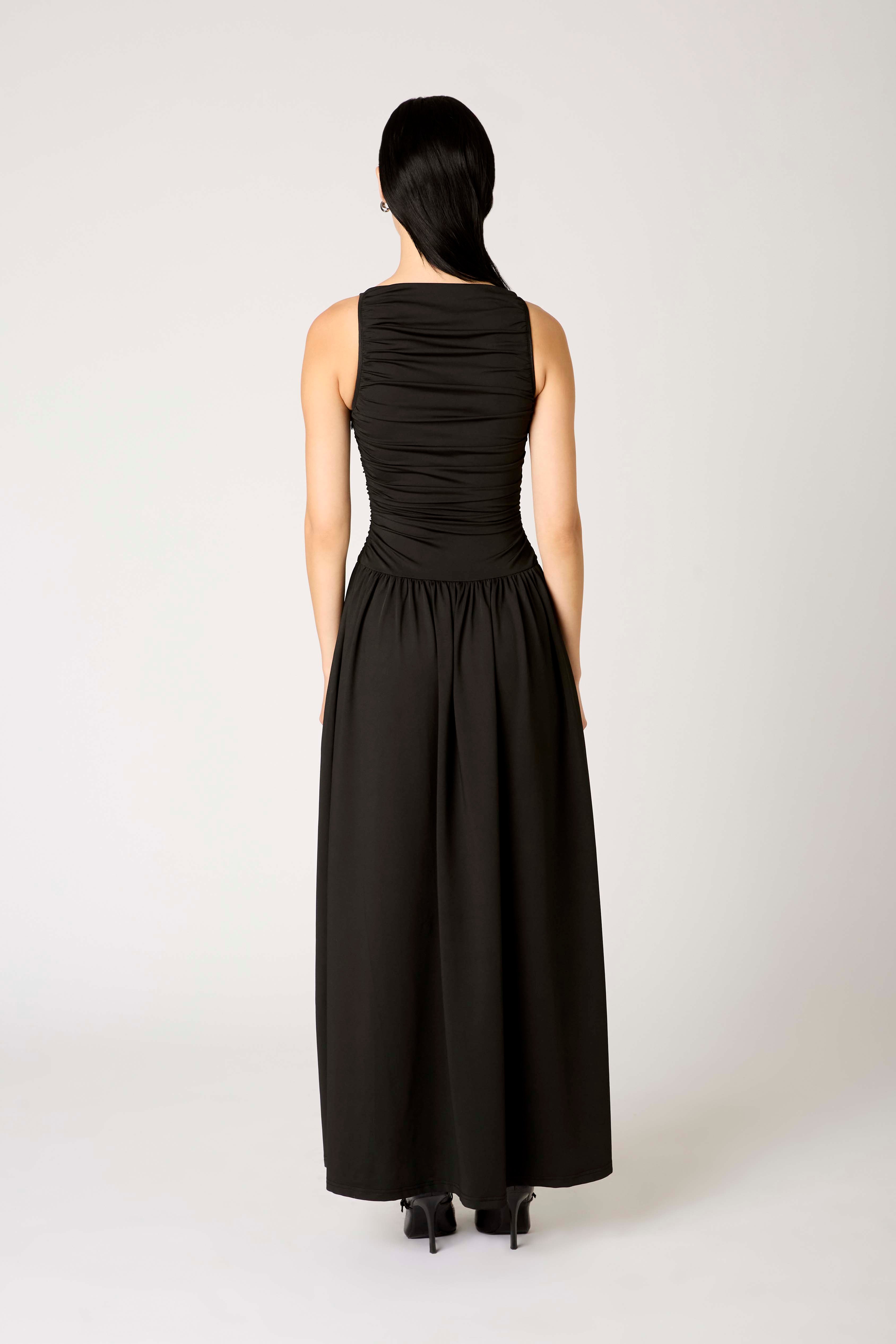 Clea Dress in black back view