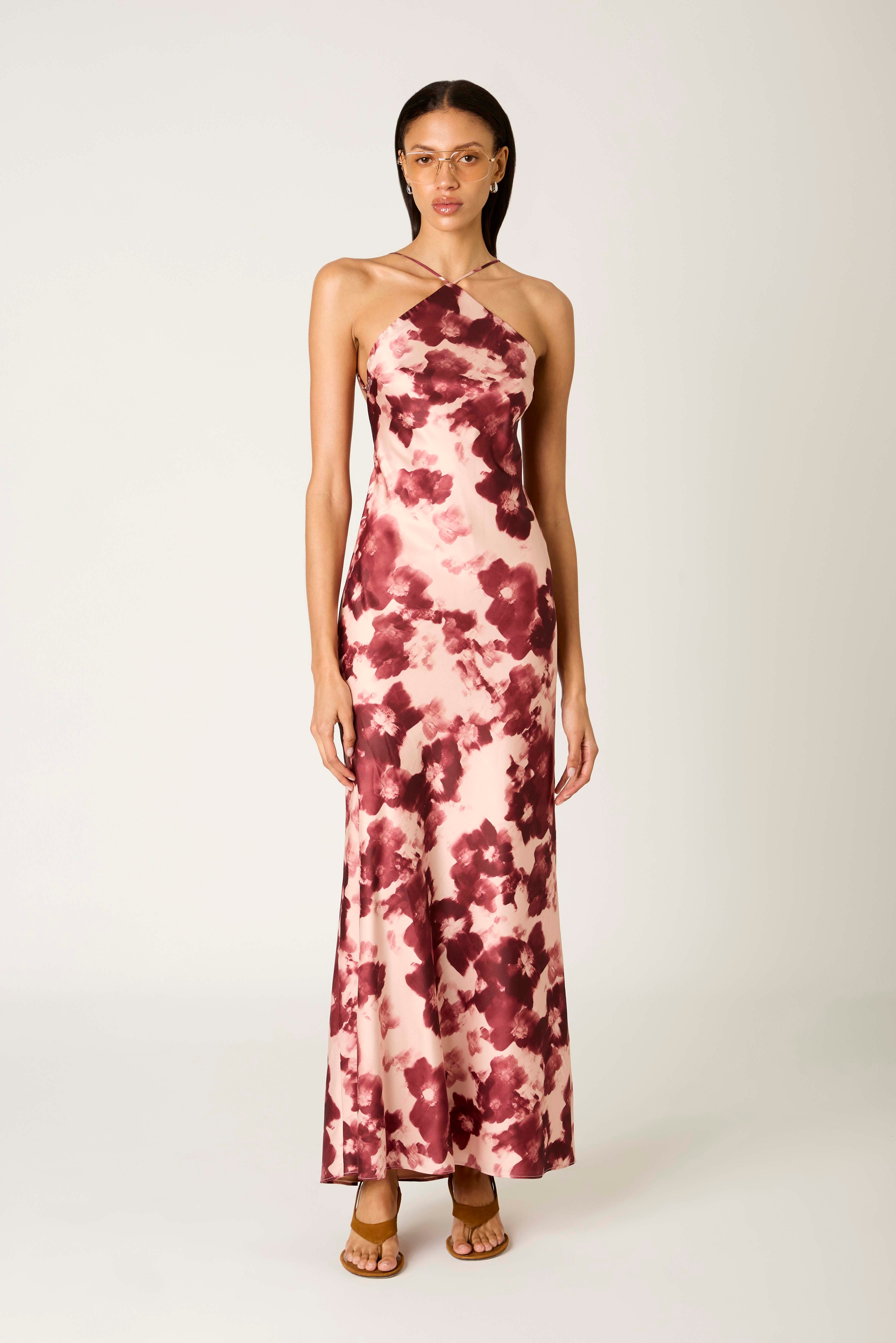 Kelton Dress in russet front view