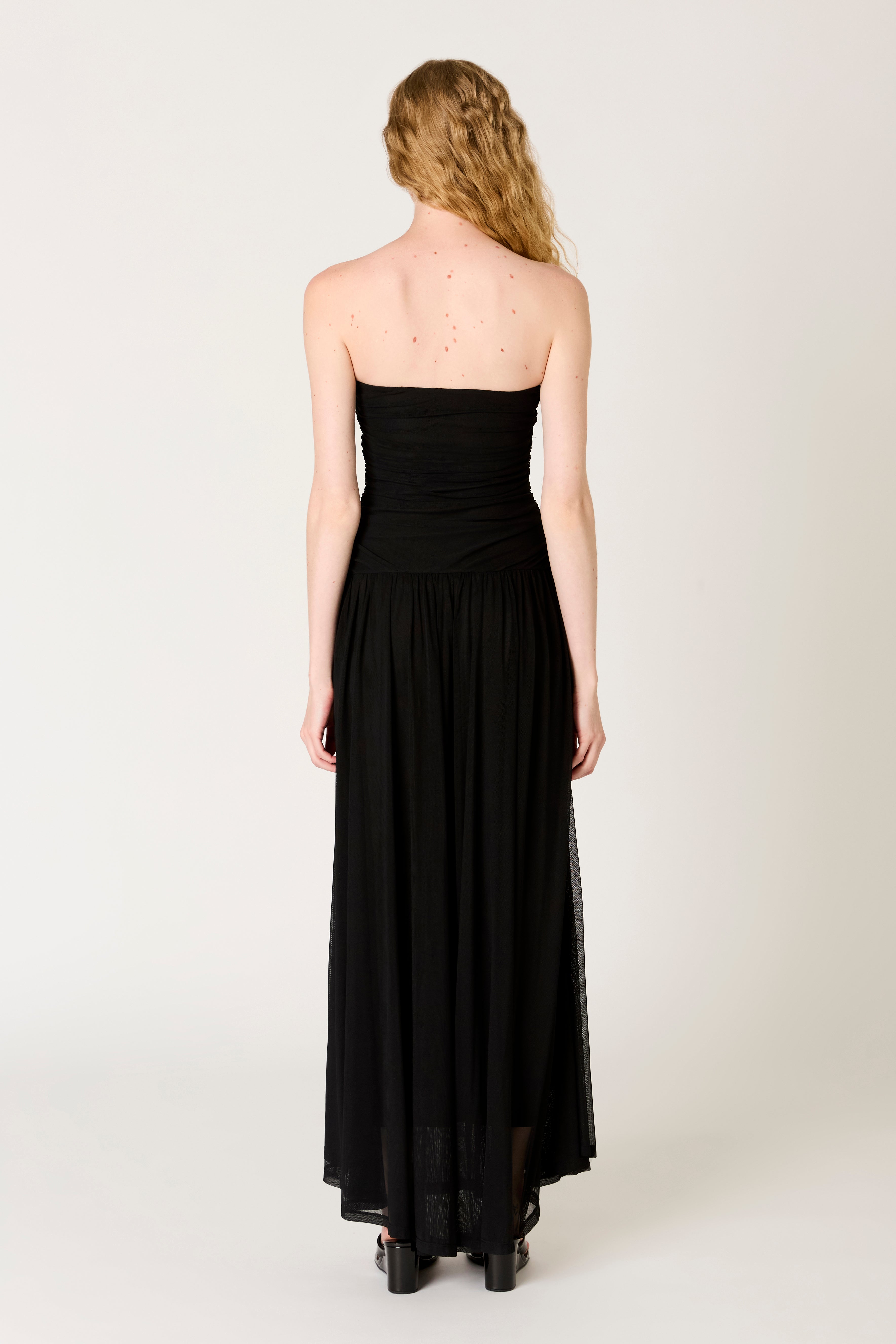 Beverly Dress in black back view