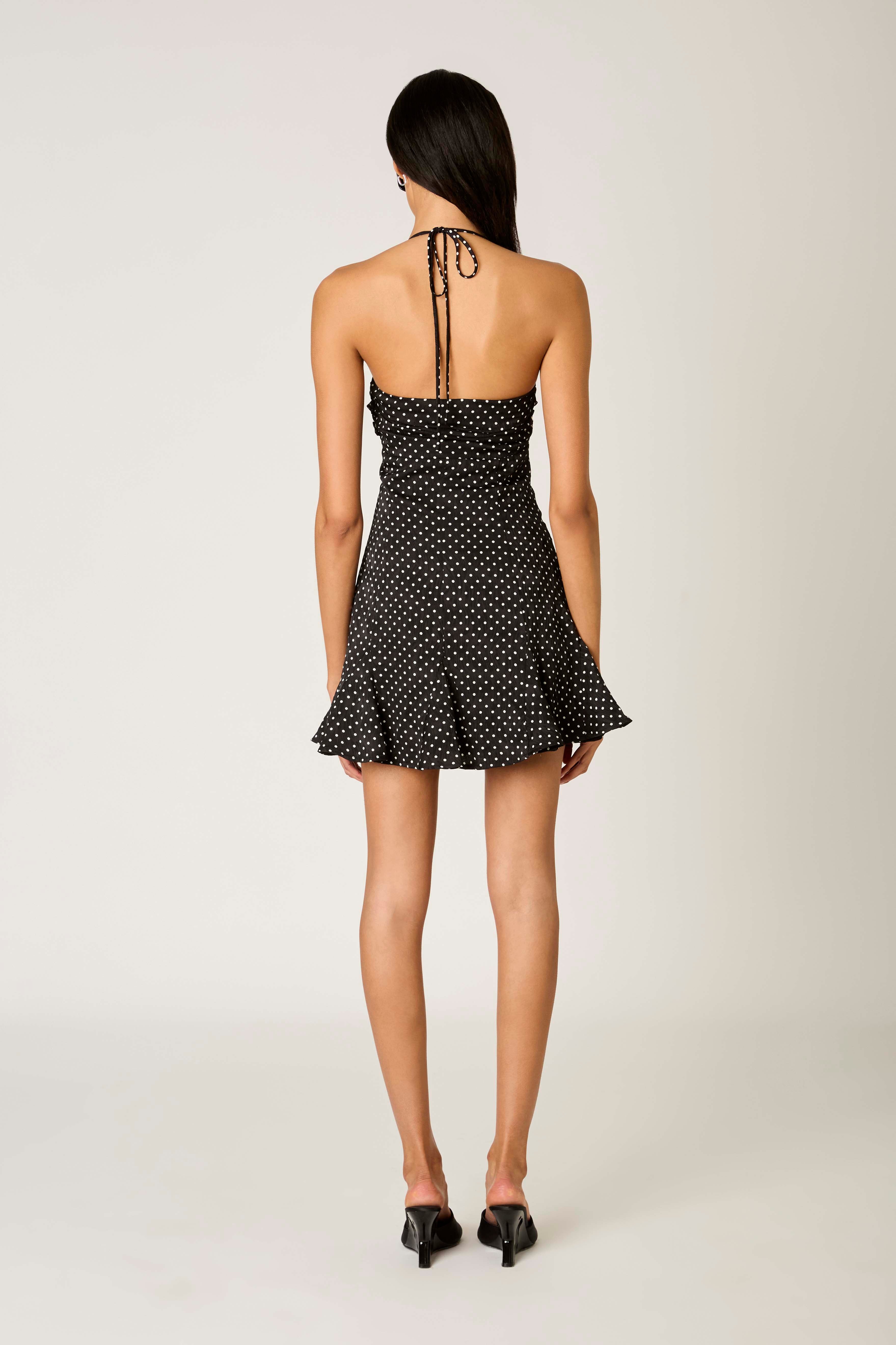 Cahuenga Dress in black back view
