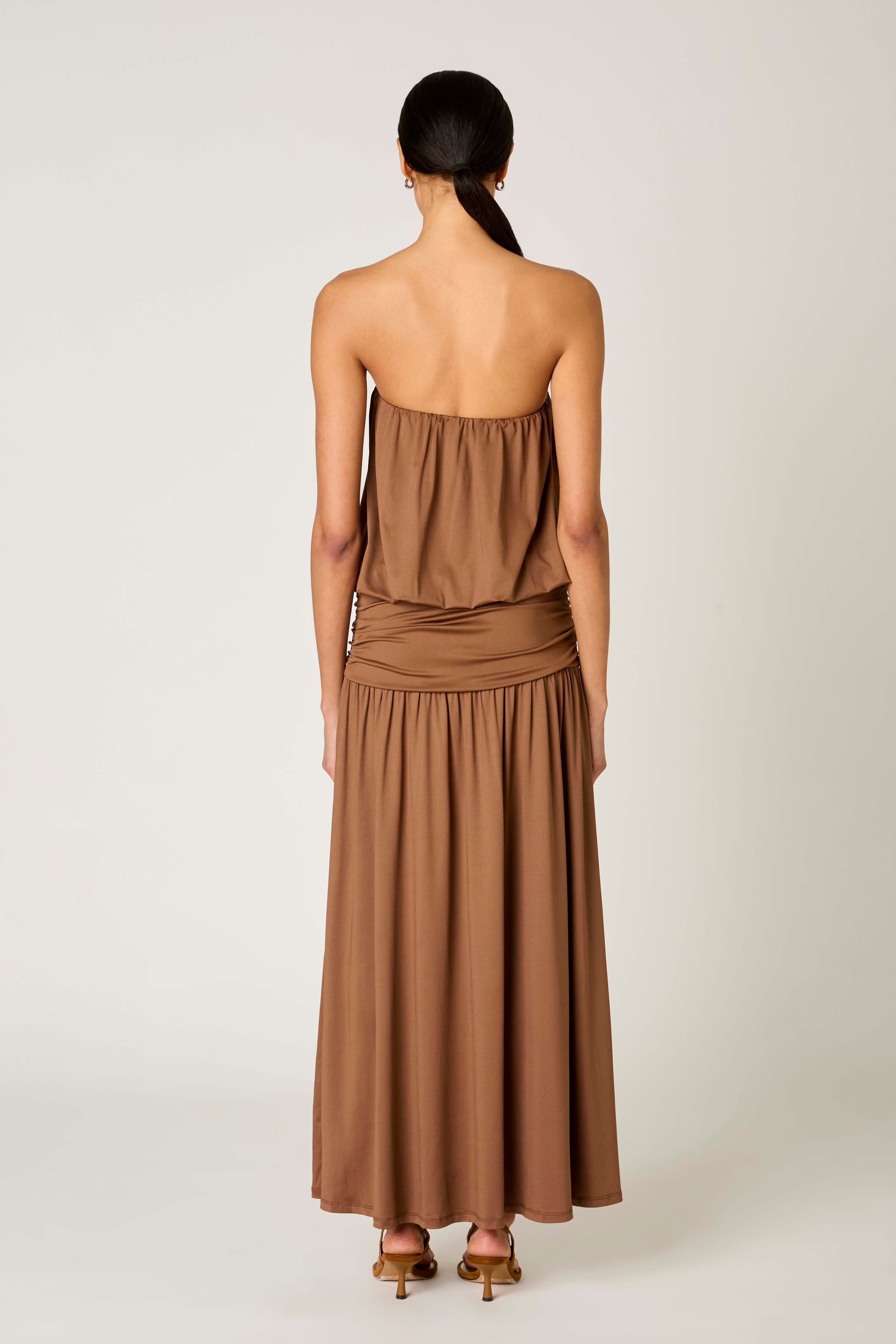La Cienega Dress in sable back view