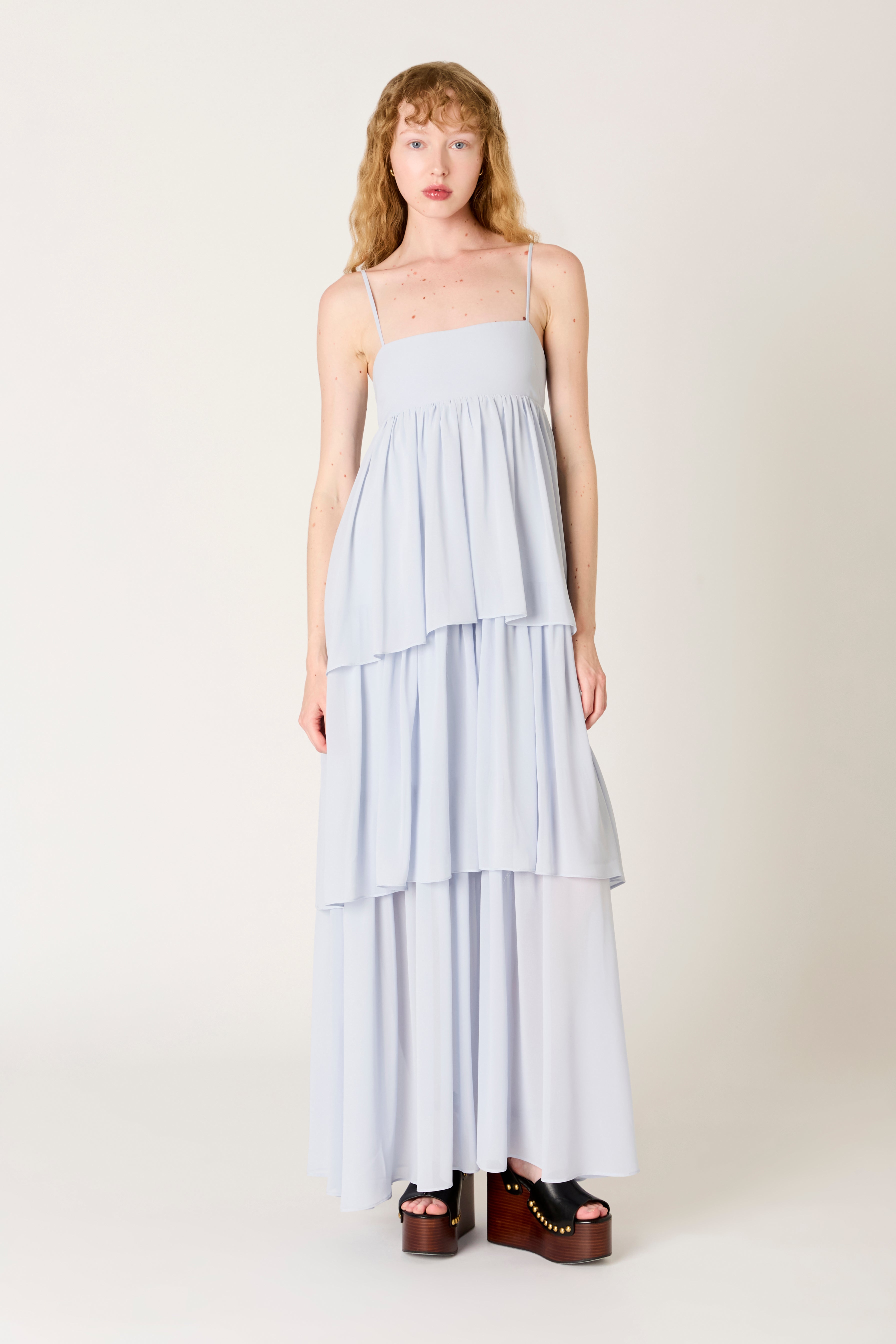 Soria Dress in air front view