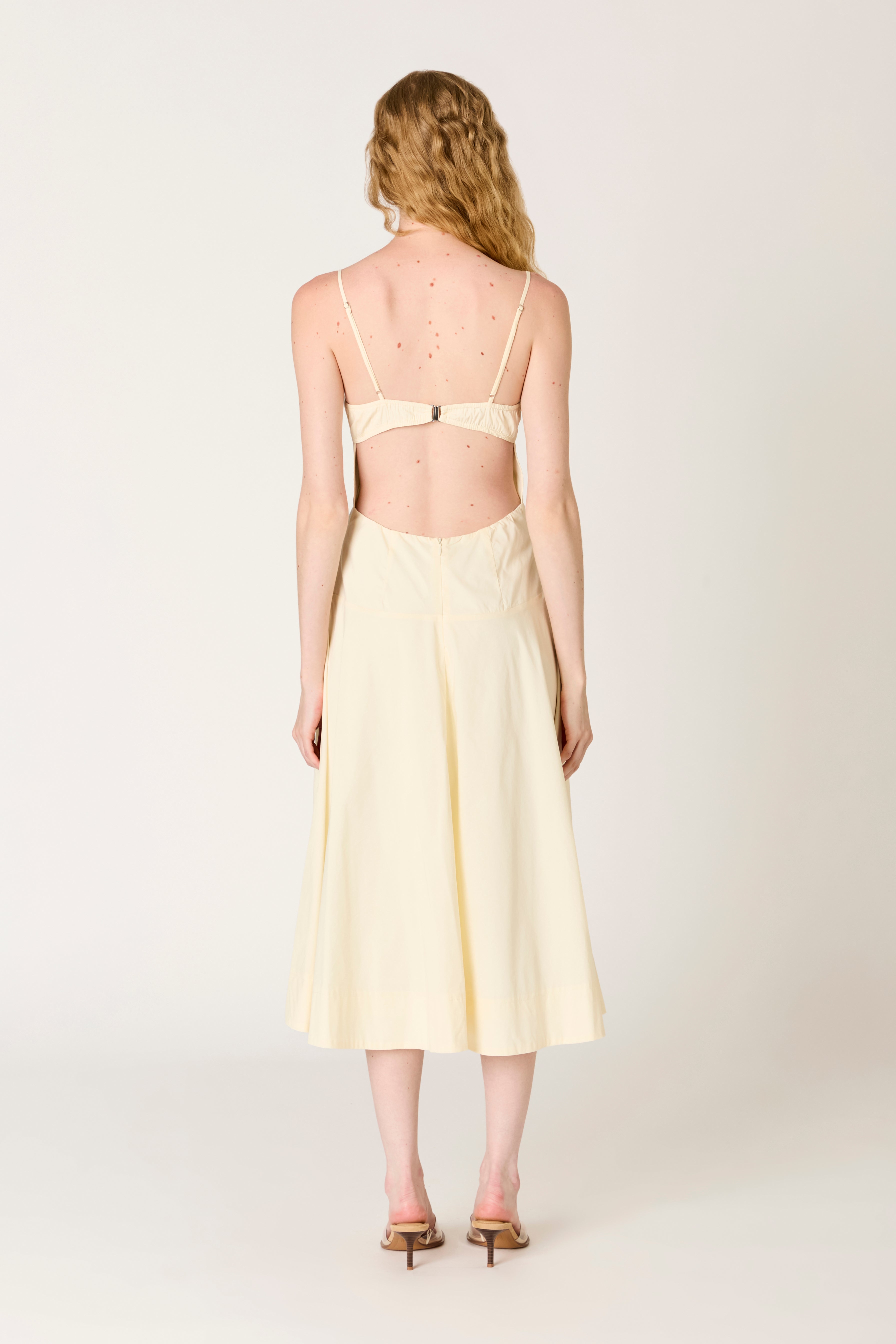 Amor Dress in ivory back view