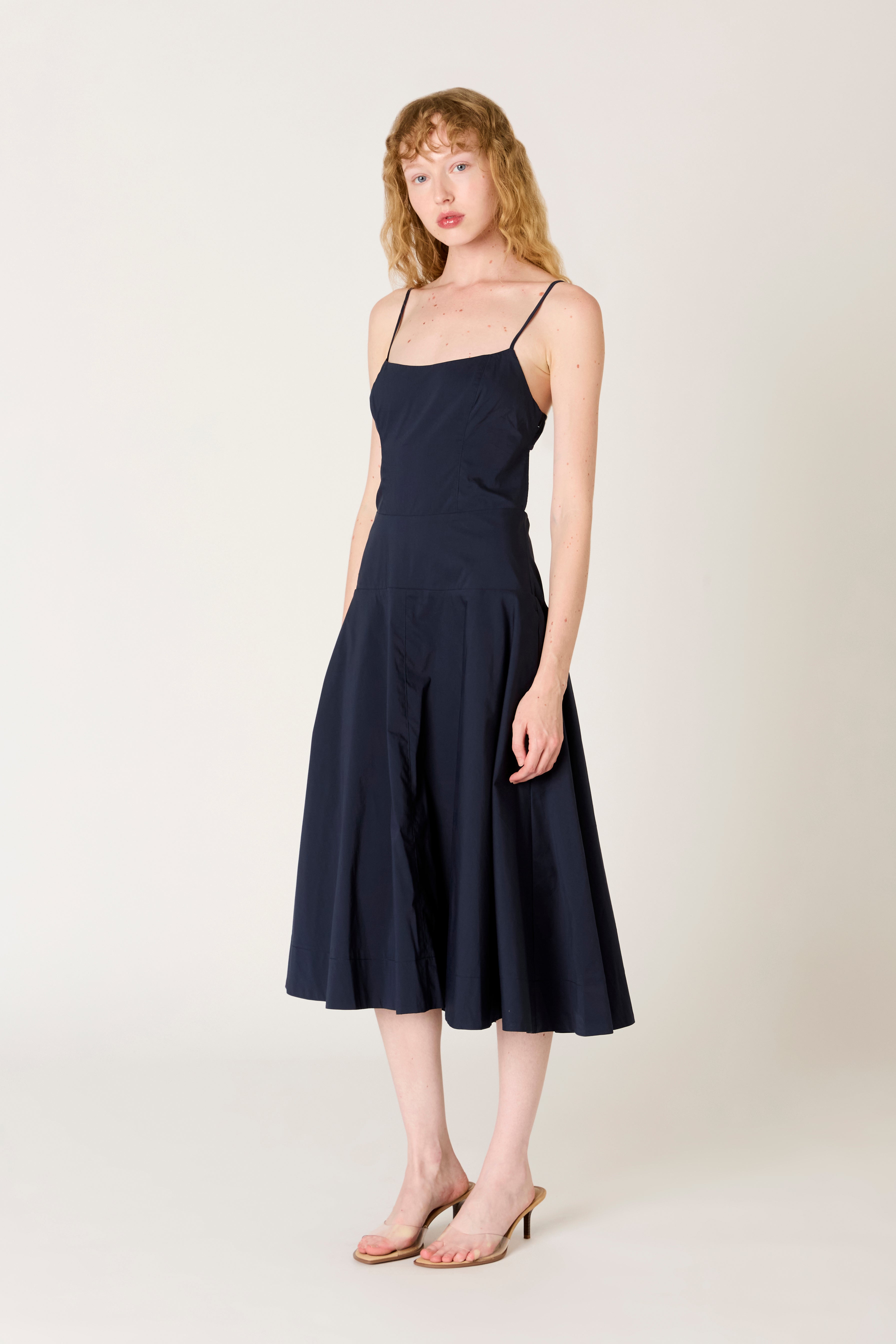 Amor Dress in midnight side view