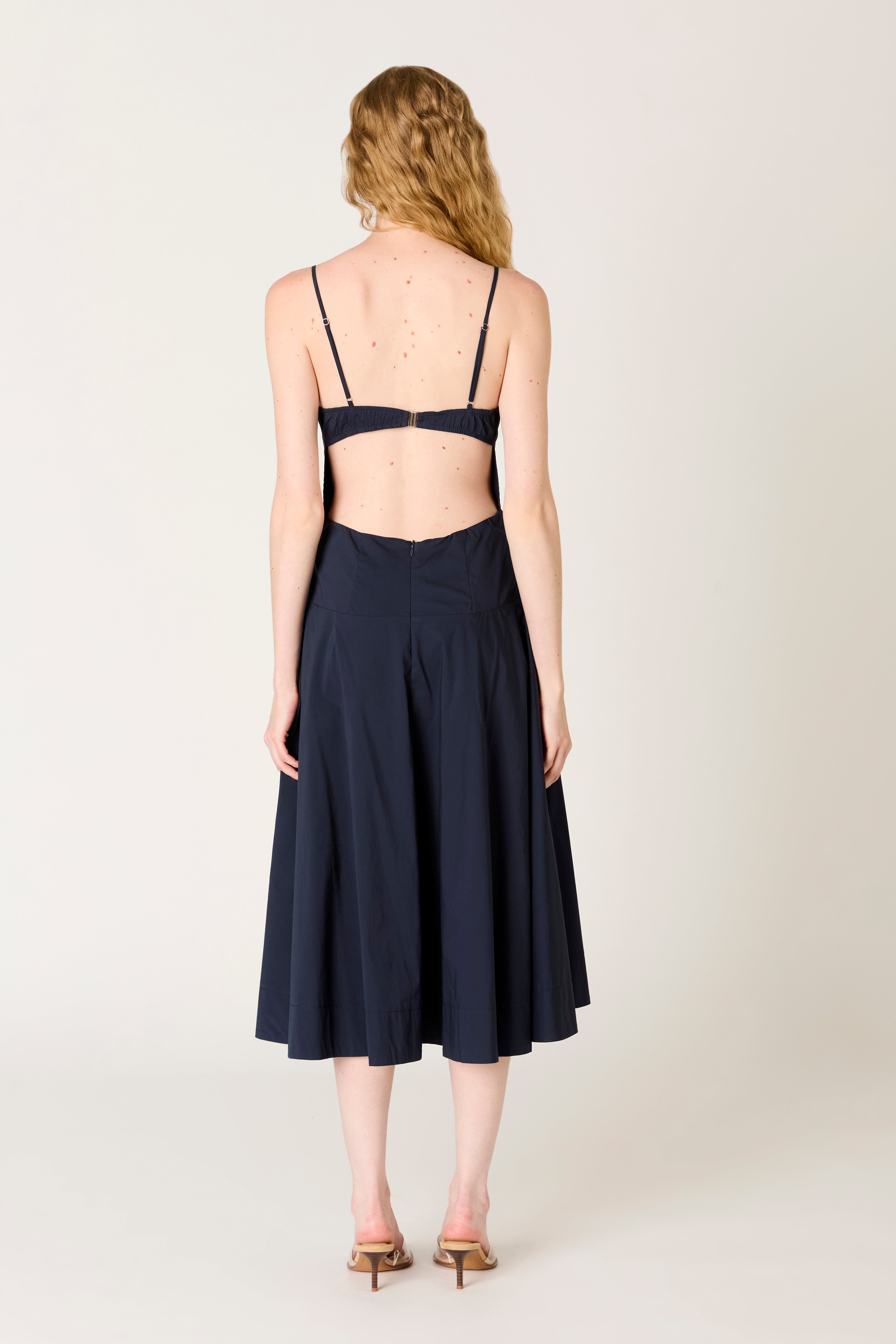 Amor Dress in midnight back view
