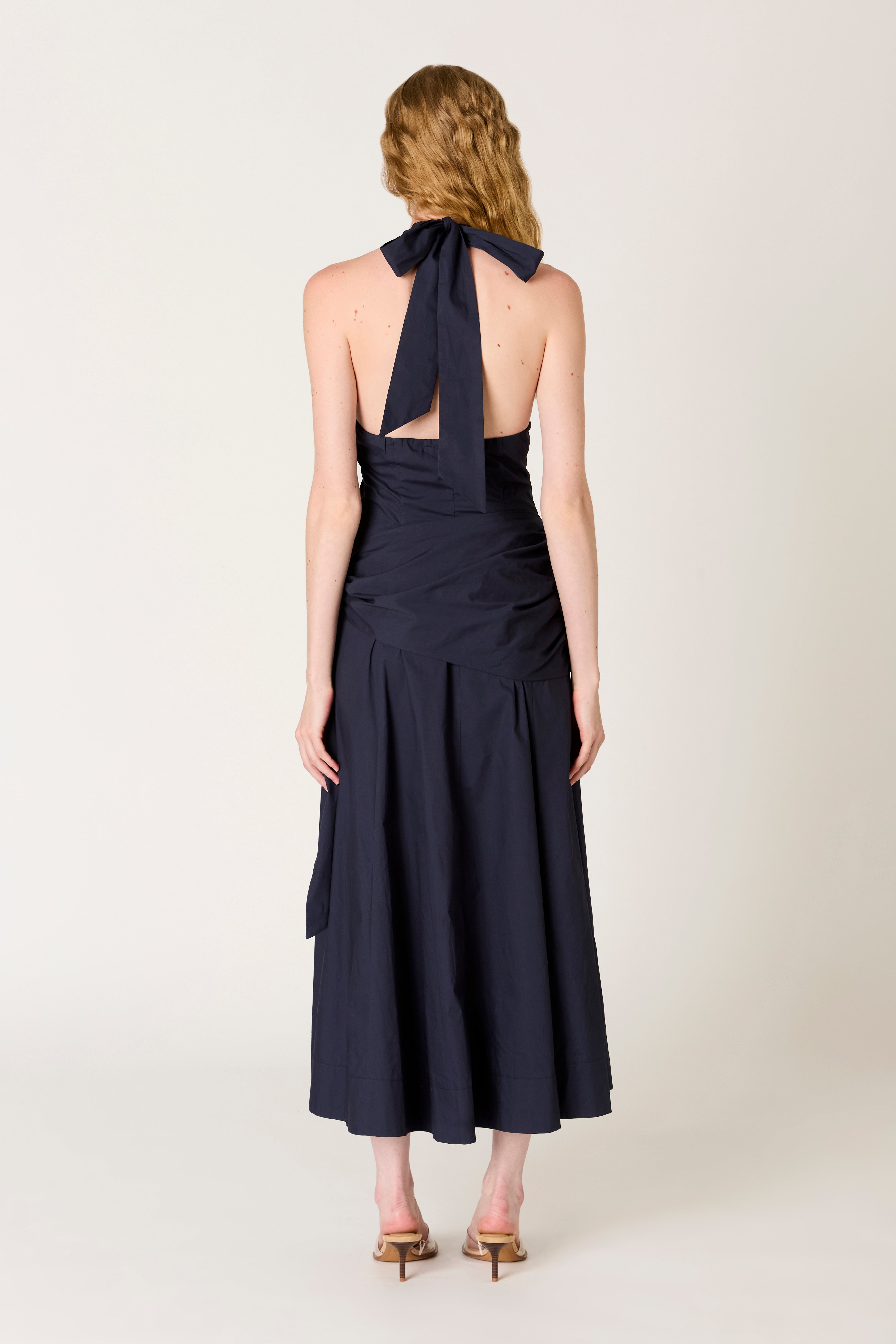 Cádiz Dress in navy back view