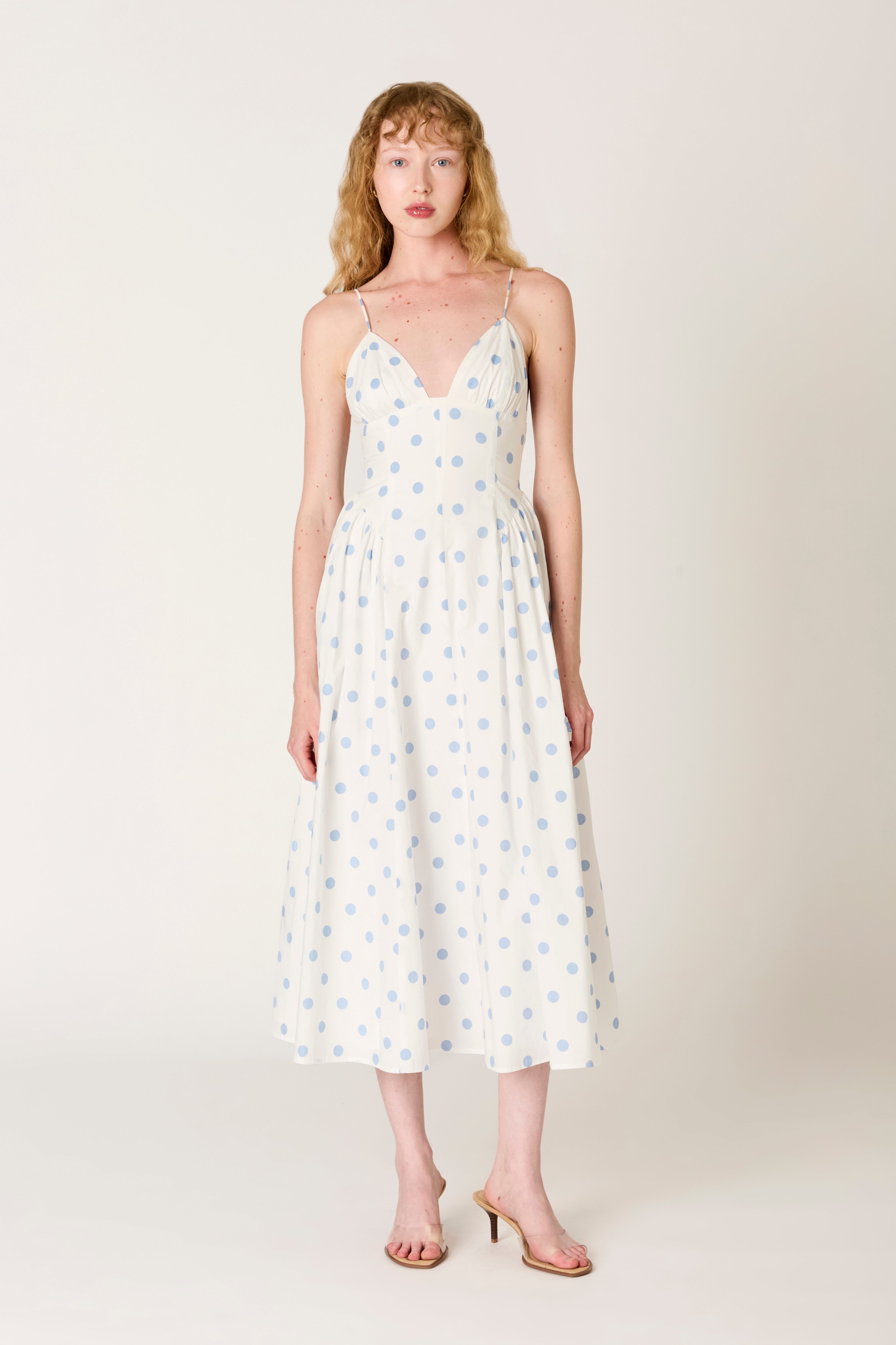 Sydney Dress in sky front view
