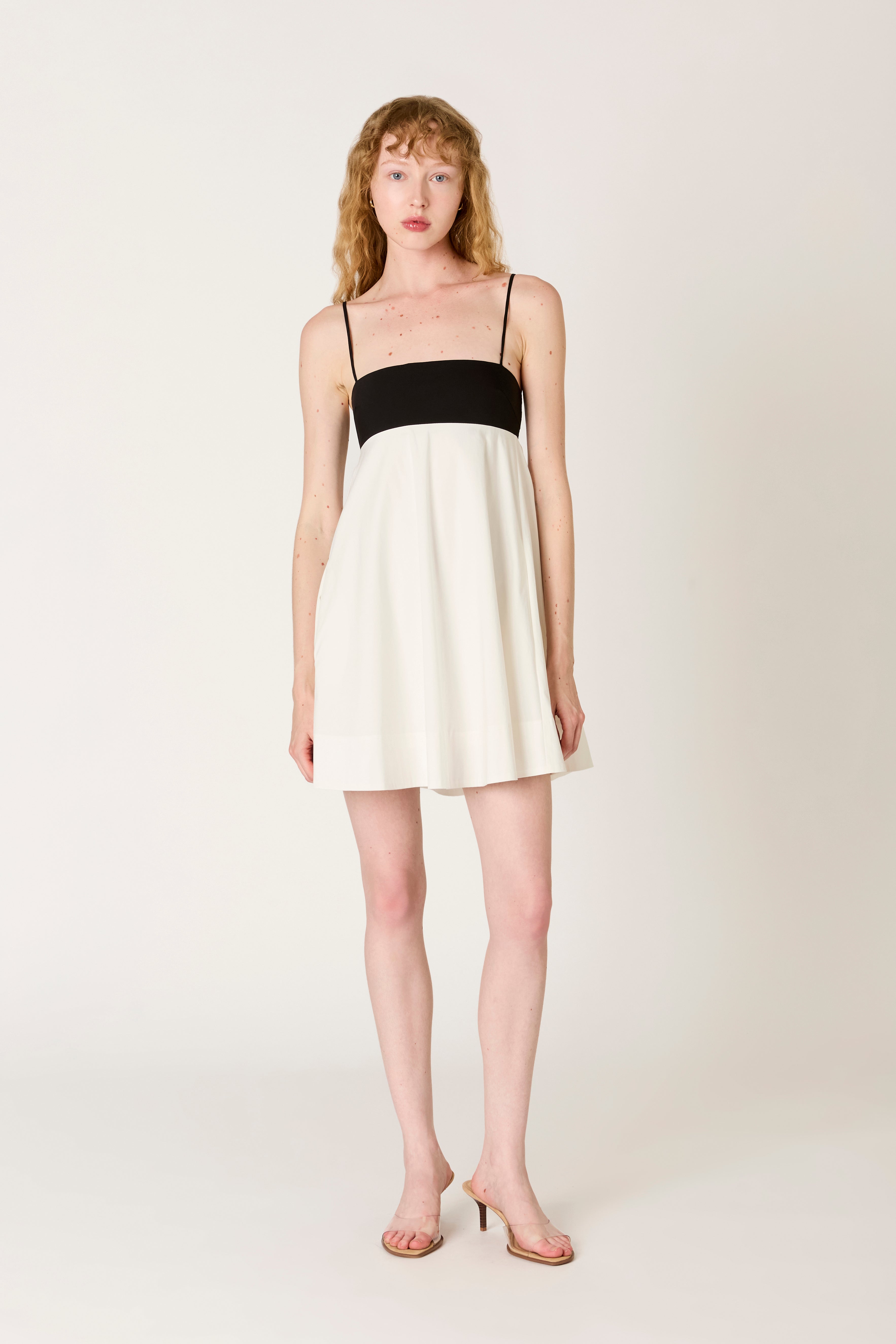 Girasol Dress in black/white front view