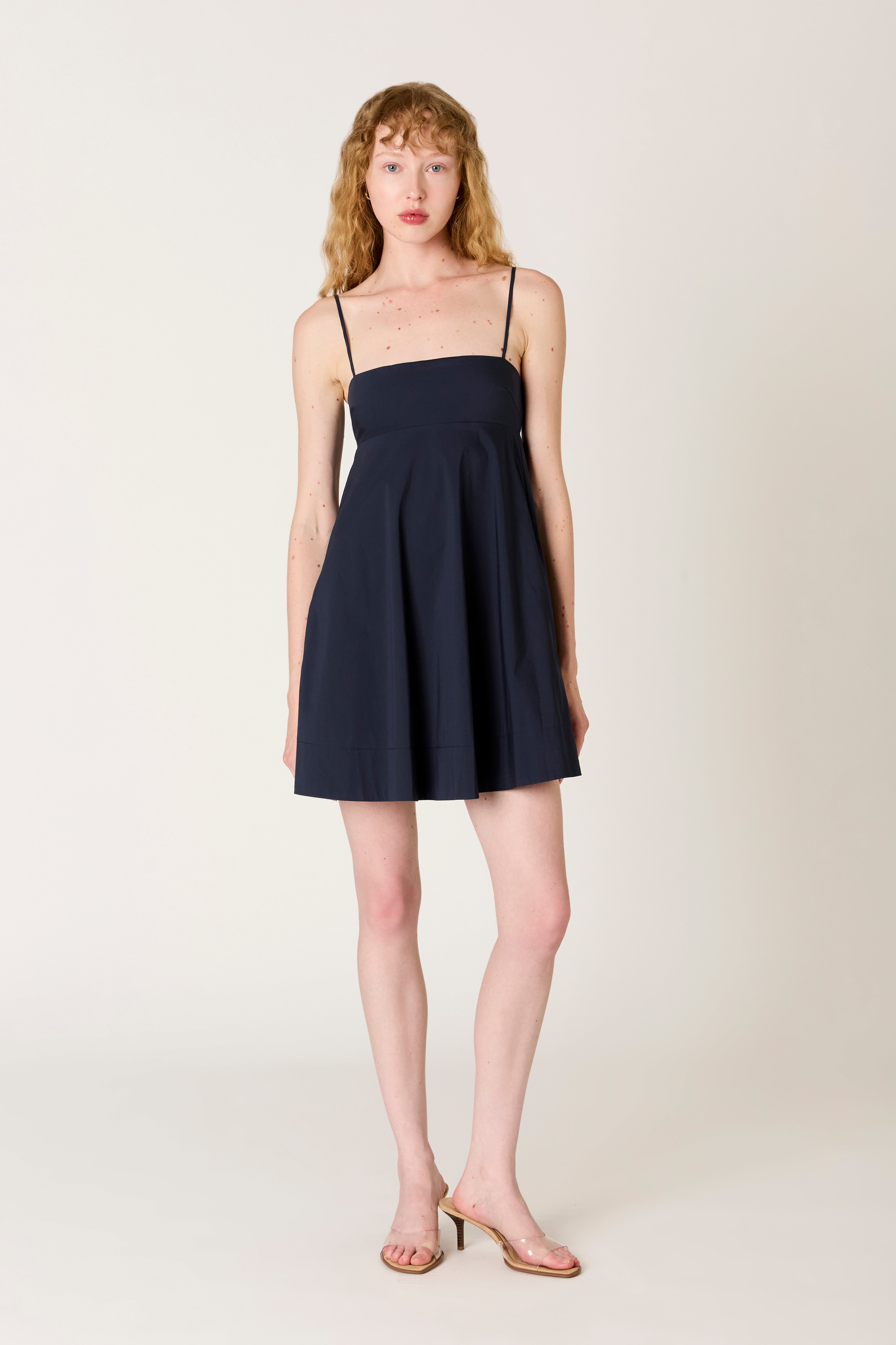 Girasol Dress in midnight front view