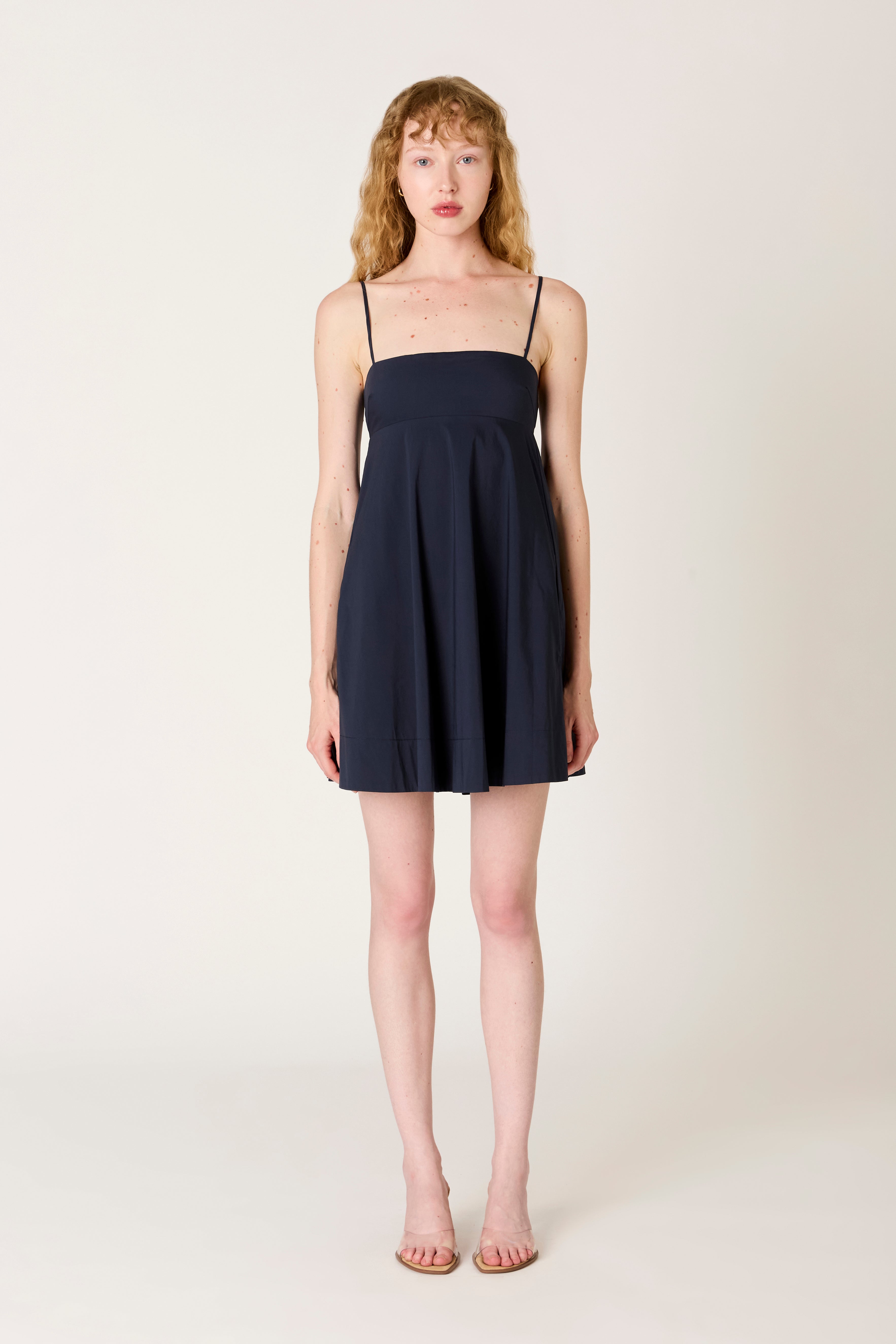Girasol Dress in midnight front view