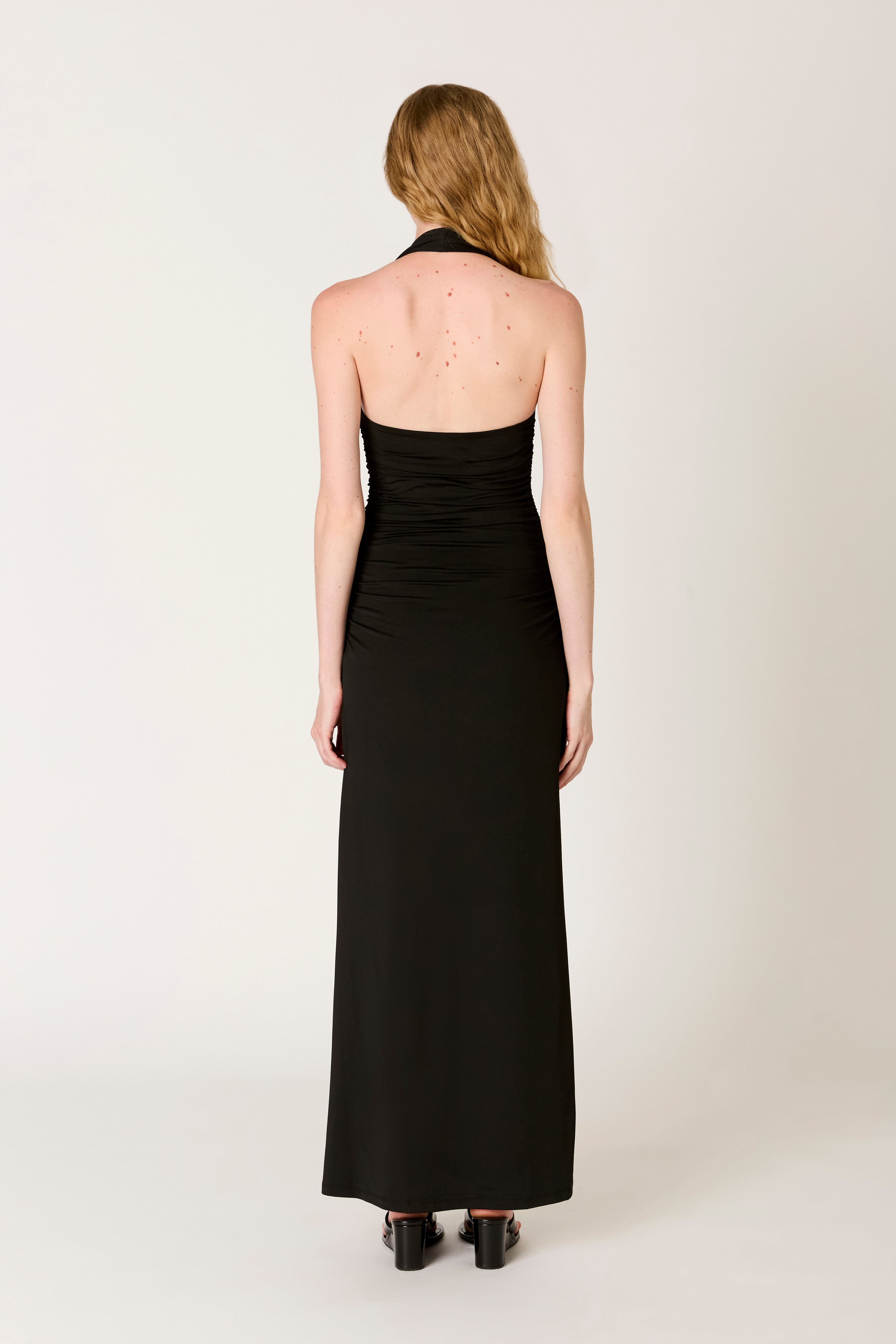 Aliento Dress in black back view