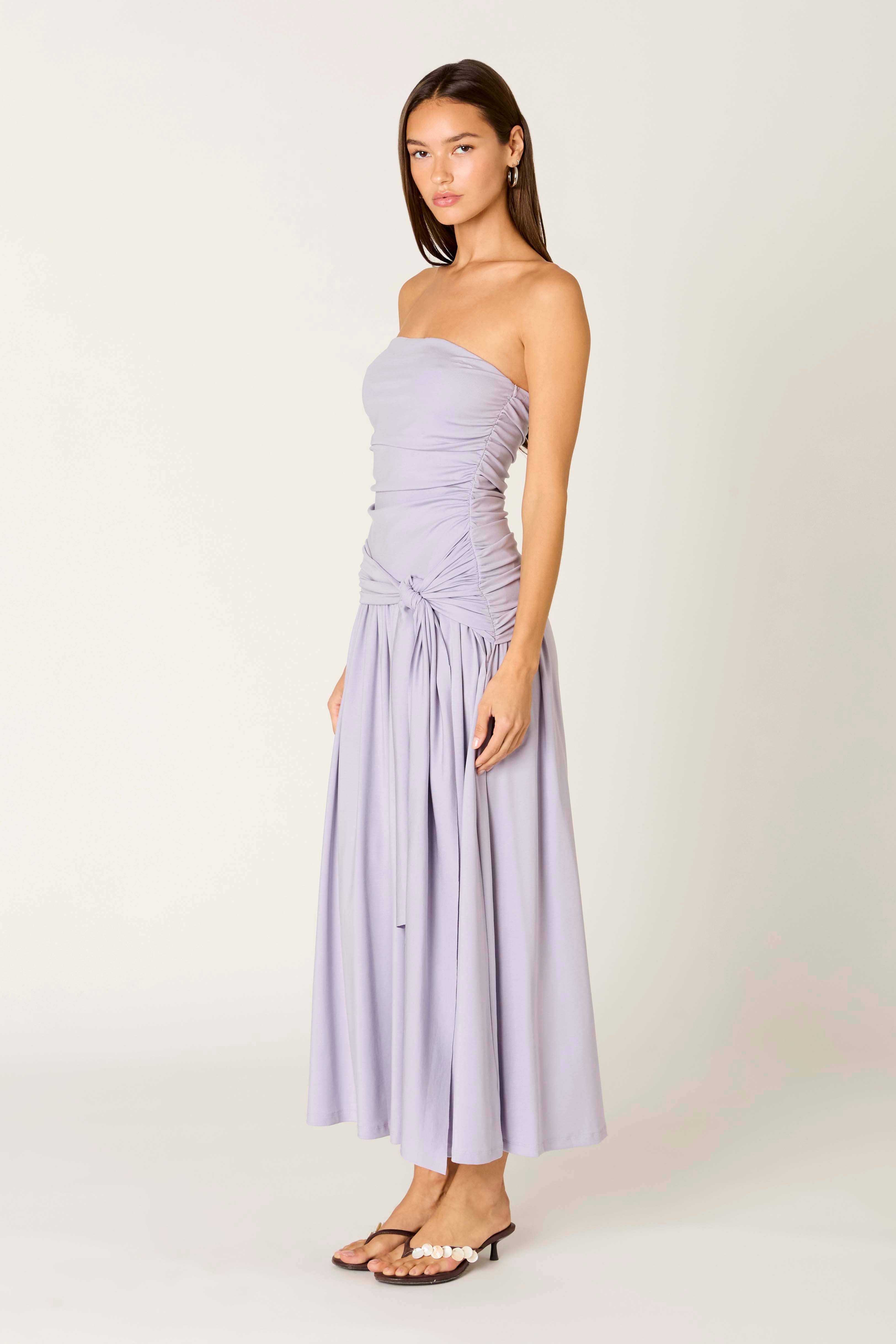 Sevilla Dress in lilac side view