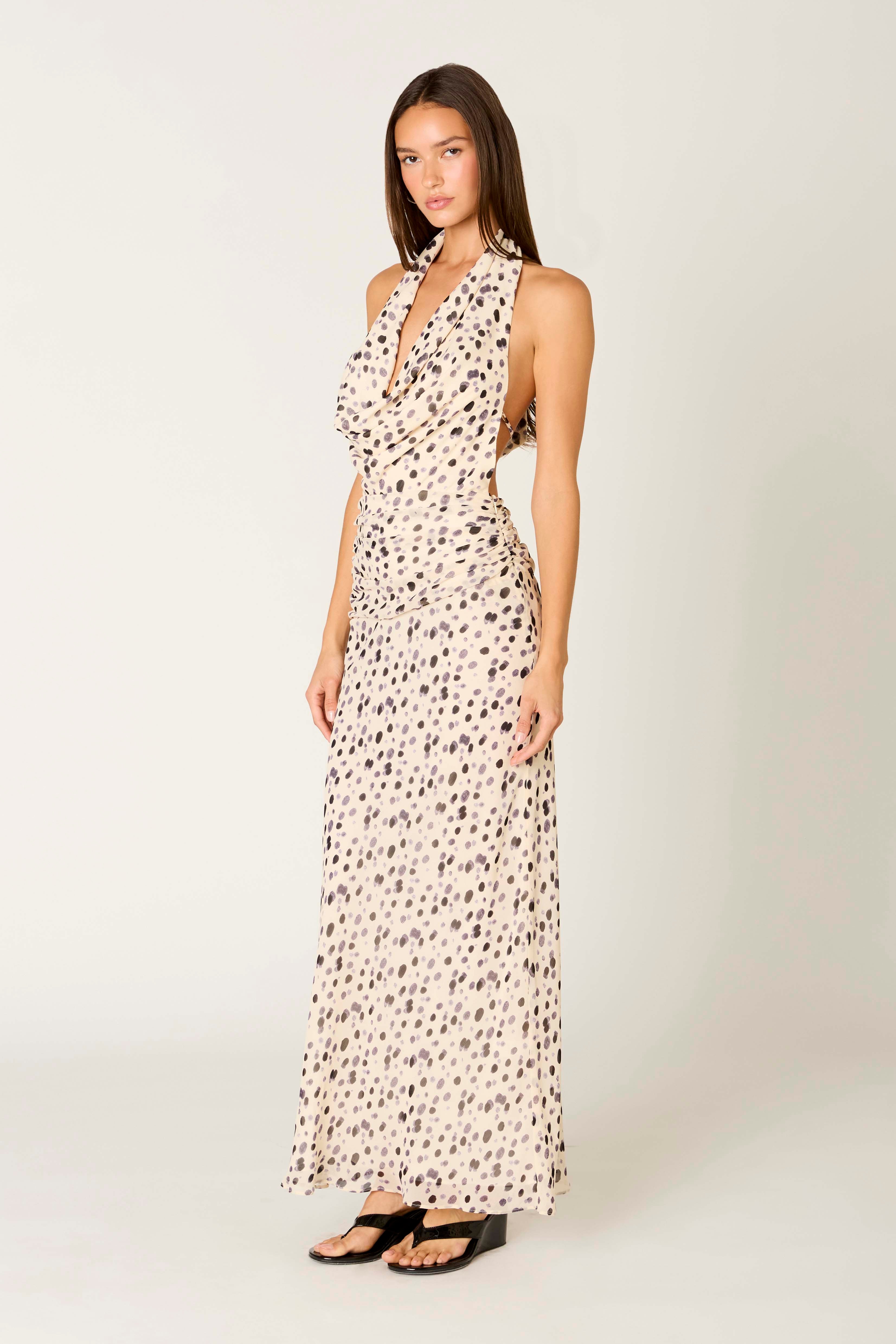 Sampaio Dress in ecru side view