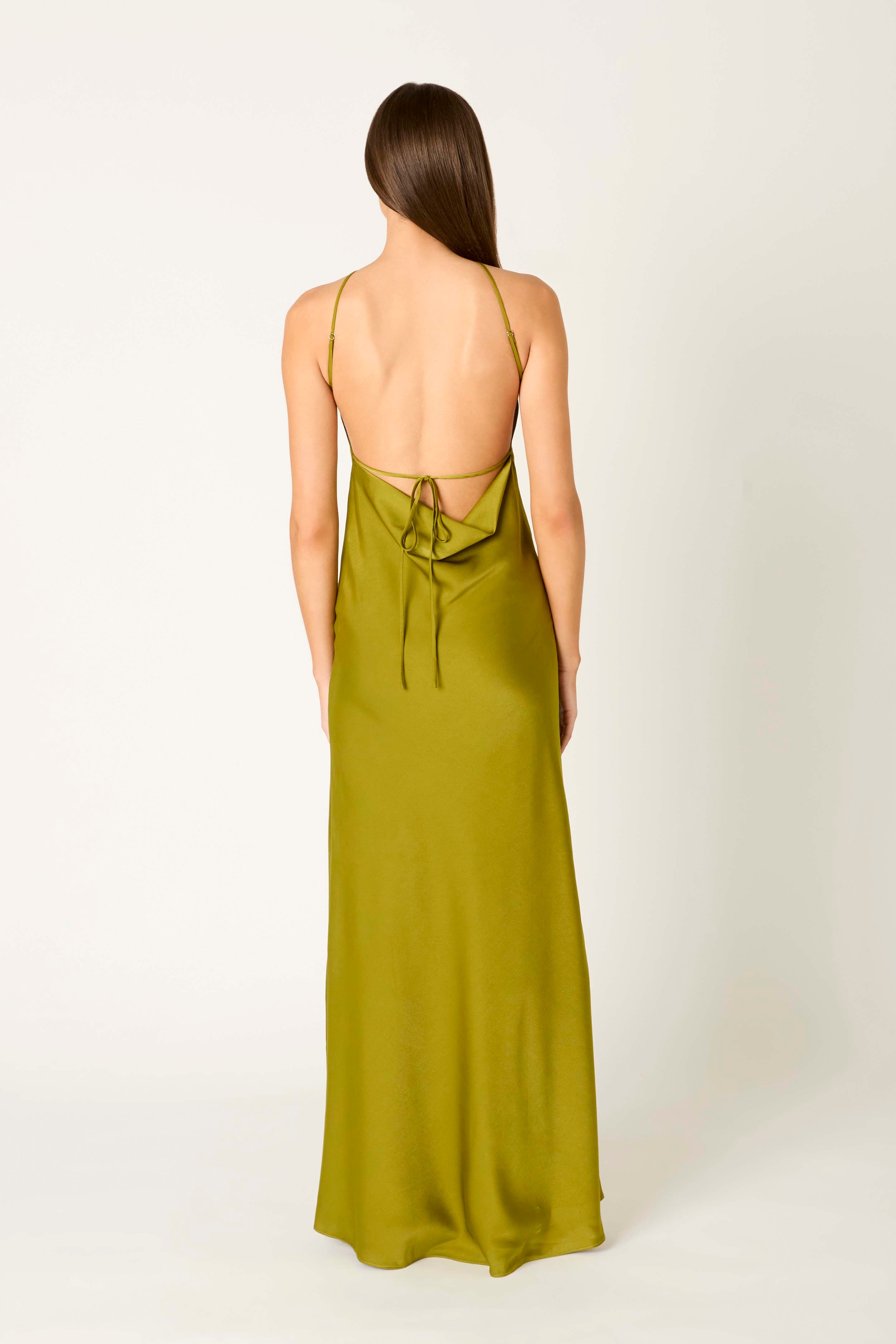 Kelton Dress in herb back view