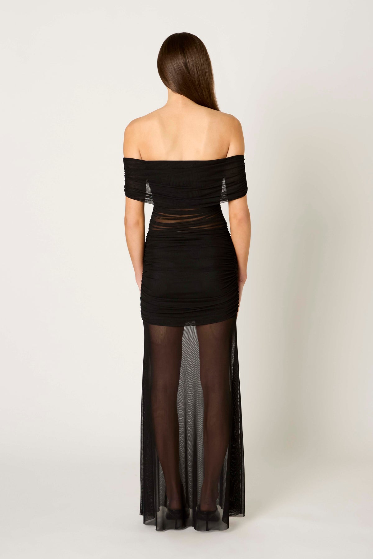 Willow Dress in black back view