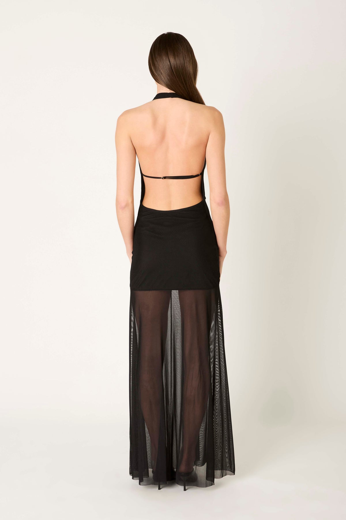 Gild Dress in black back view