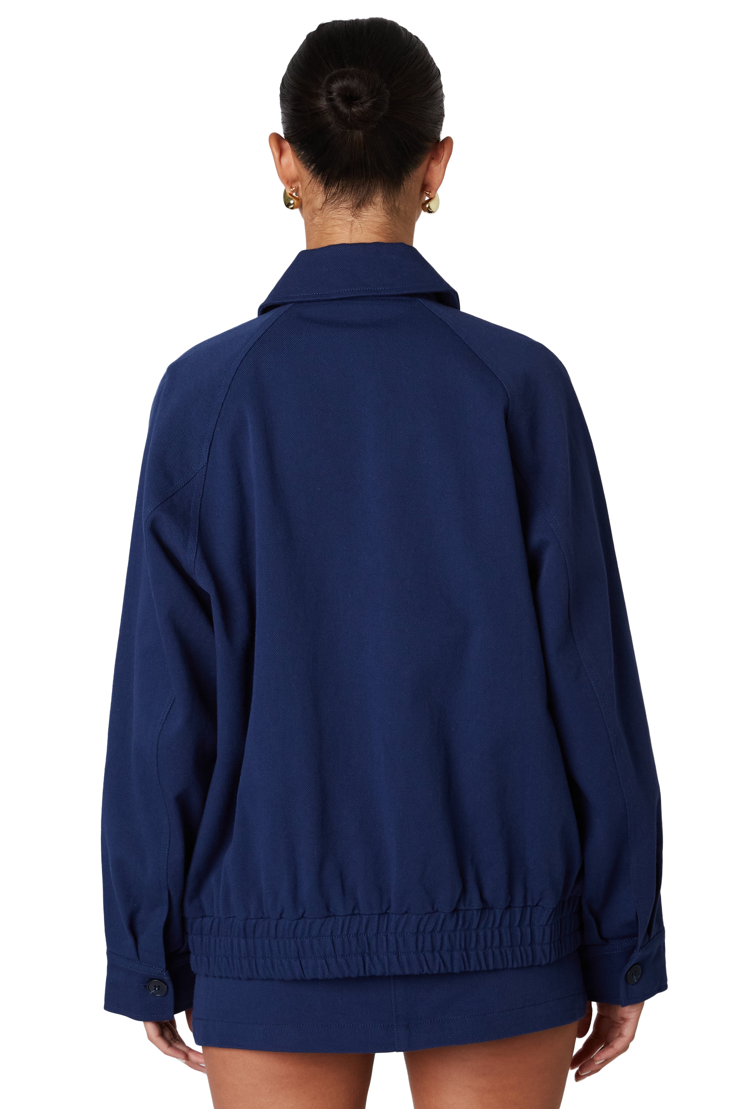 Marine bomber jacket back