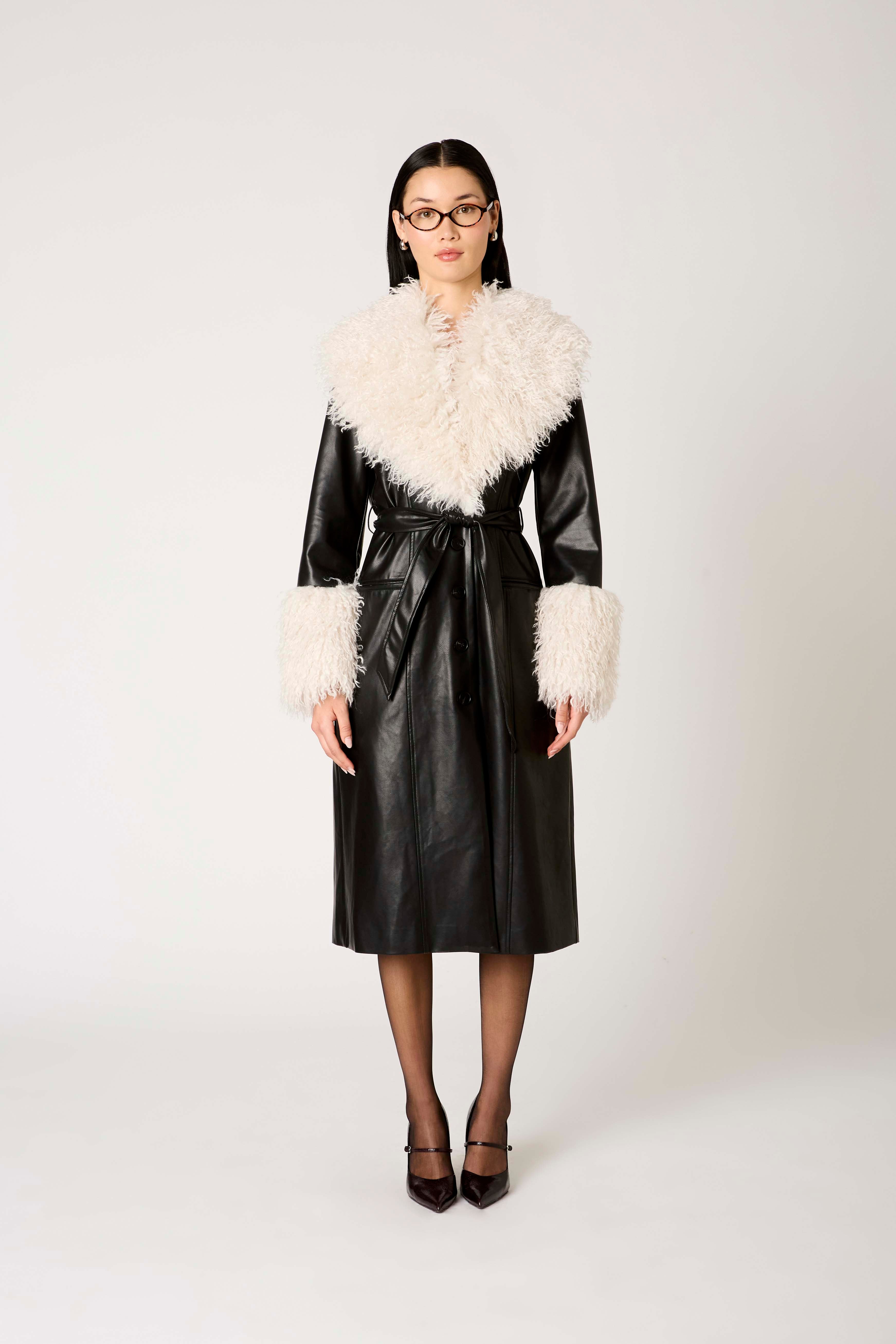 Orla Jacket in black front view