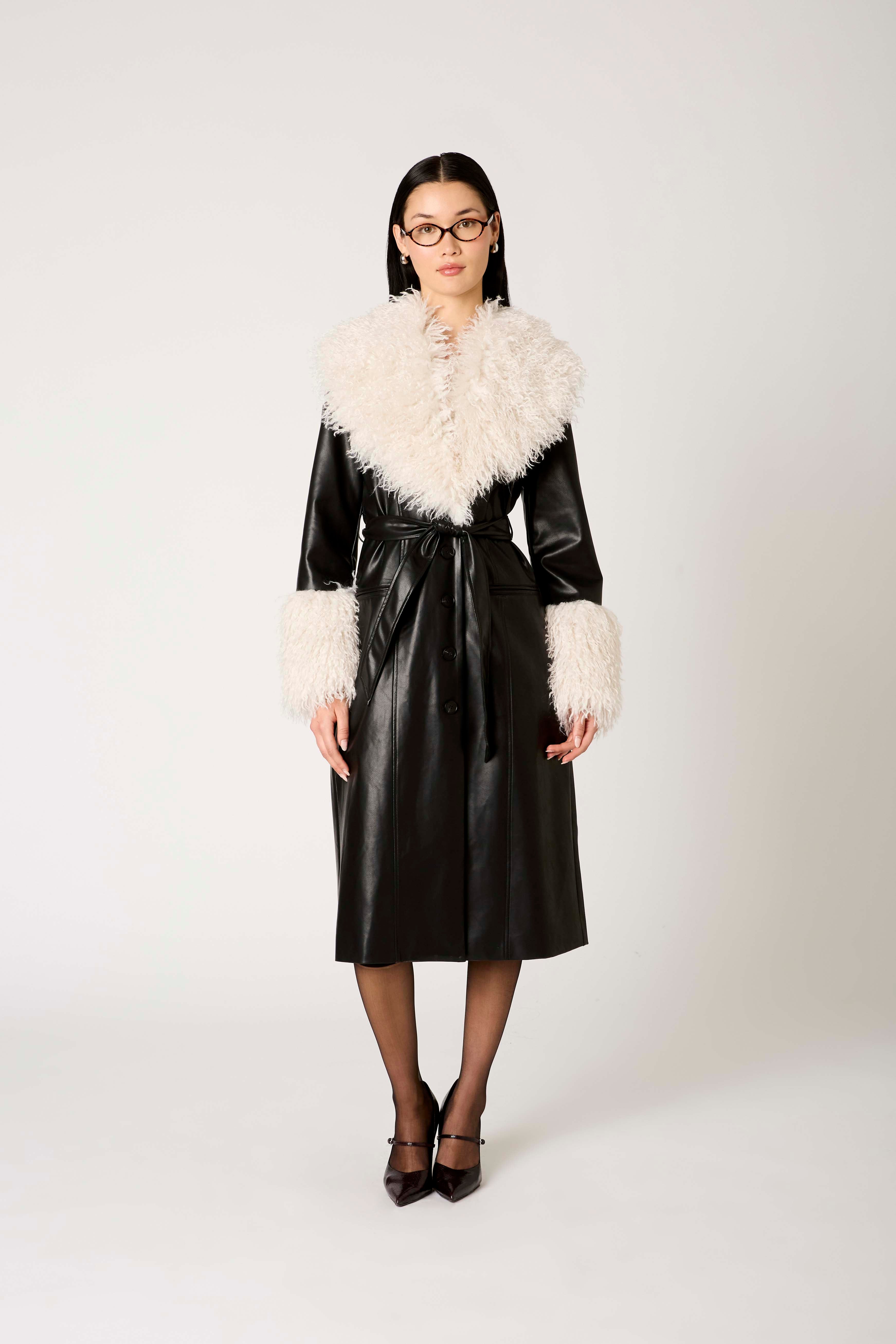 Orla Jacket in black front view