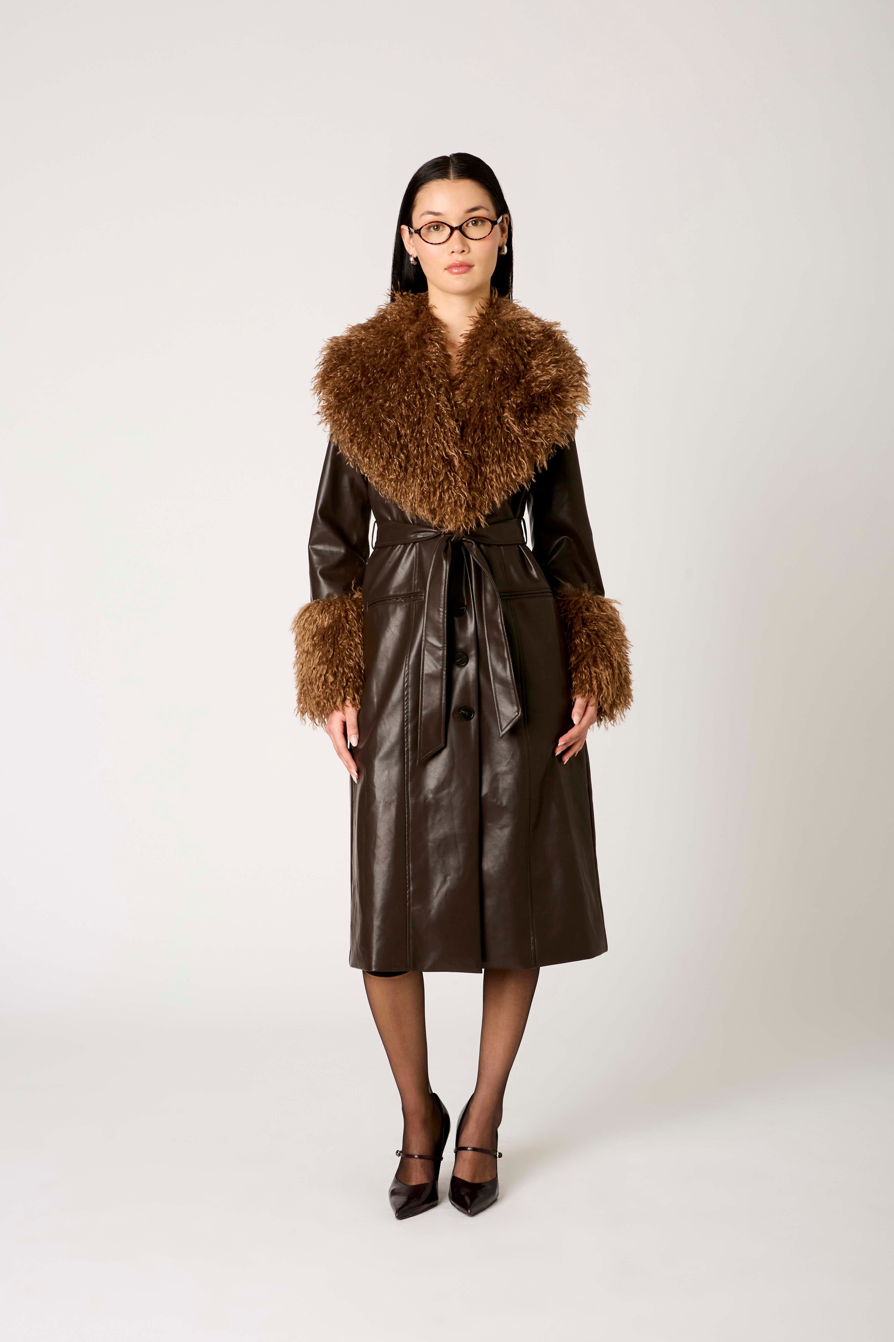 Orla Jacket in espresso front view