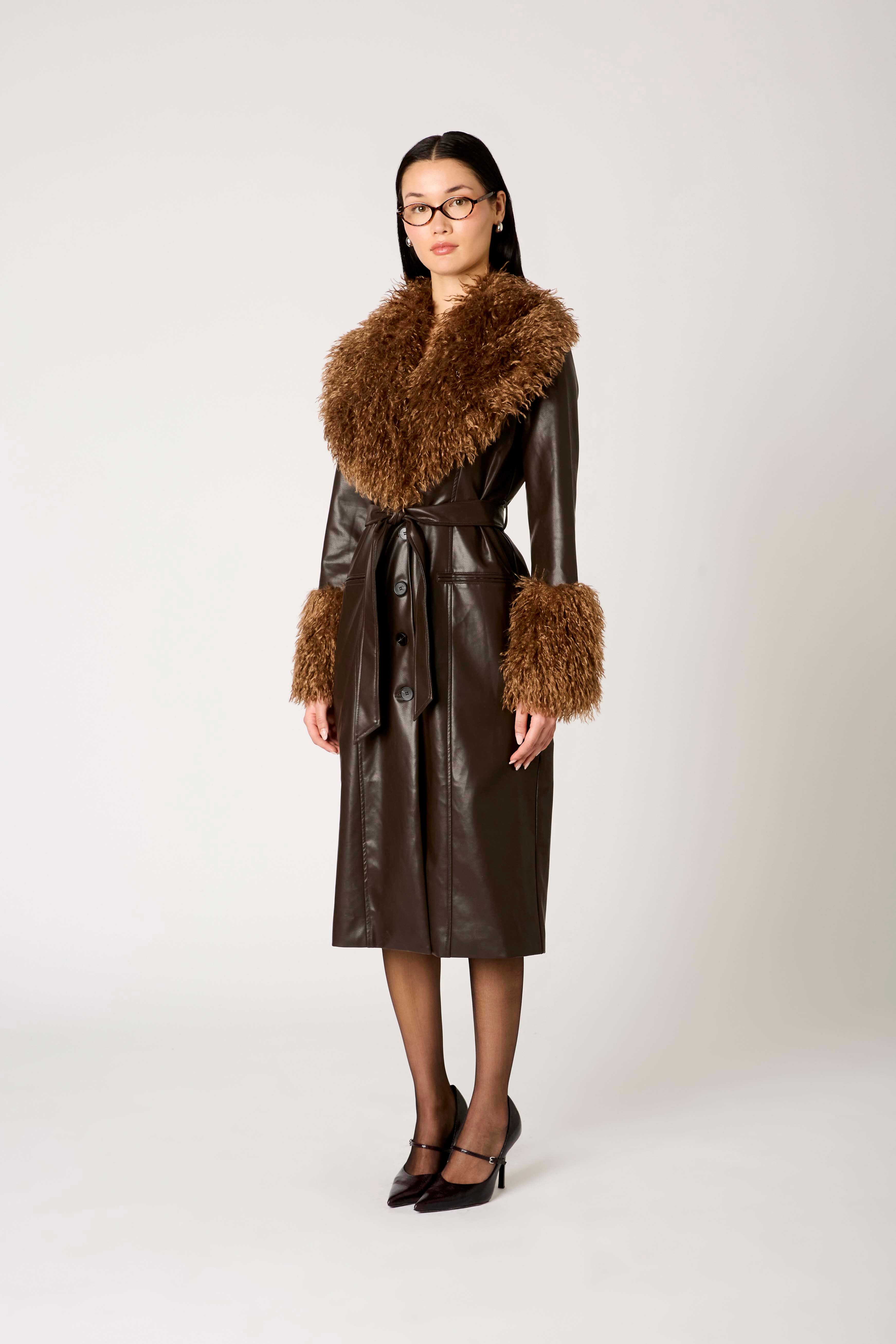 Orla Jacket in espresso side view