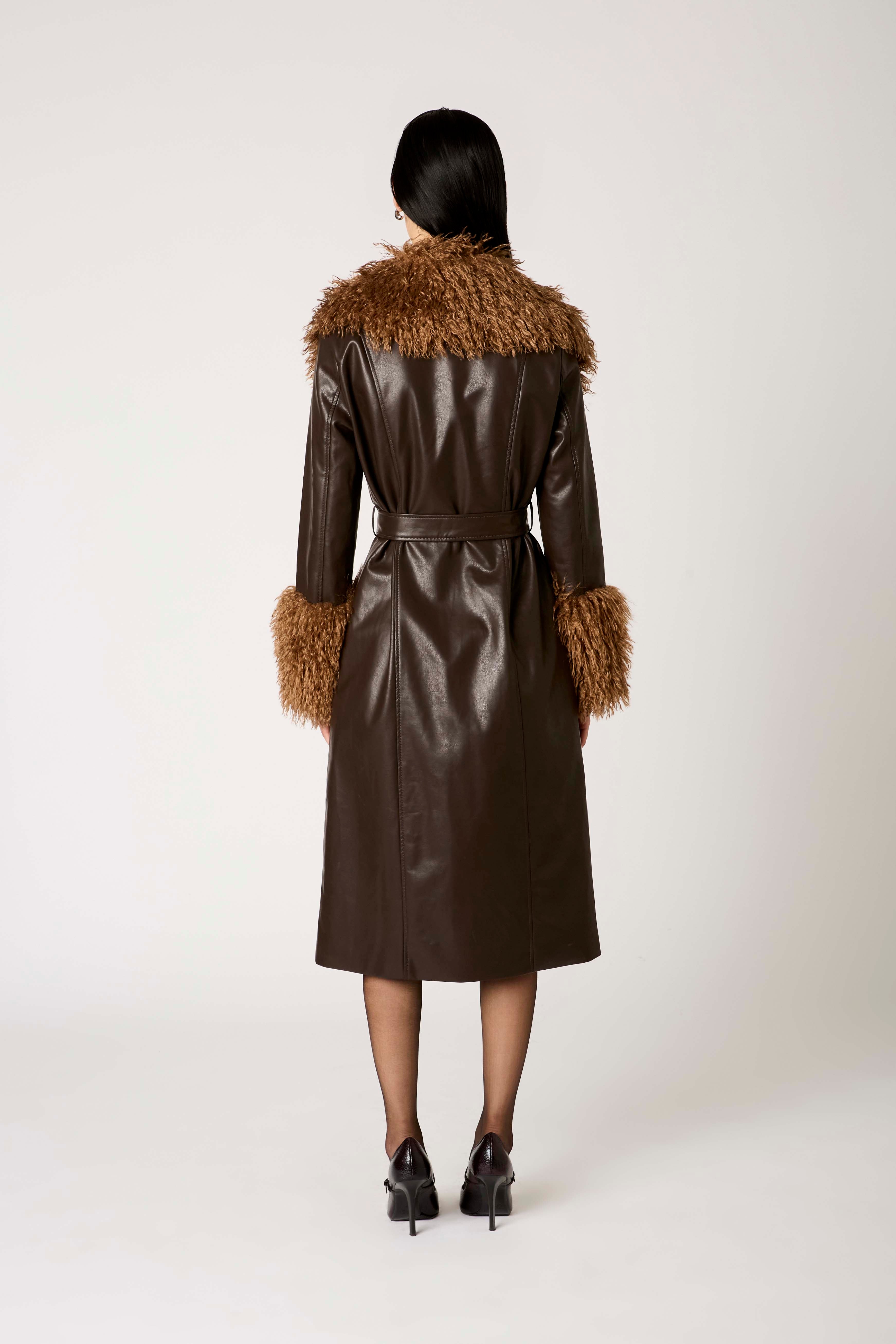Orla Jacket in espresso back view