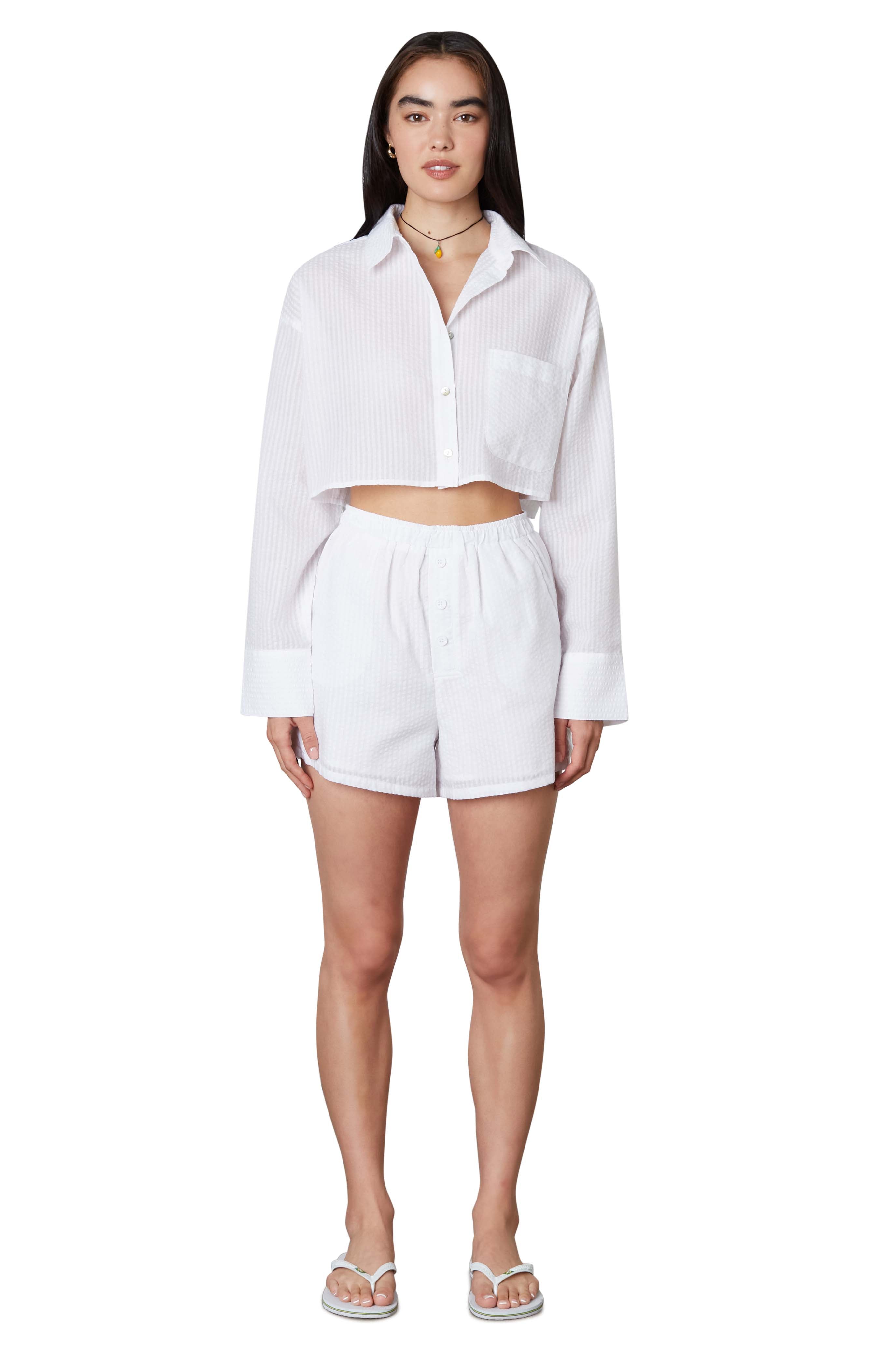 Vernon Short in White Front View
