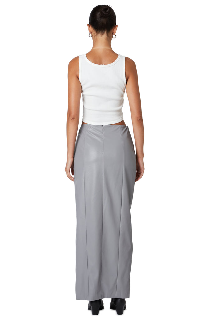 Back Cut-off Combined Skirt