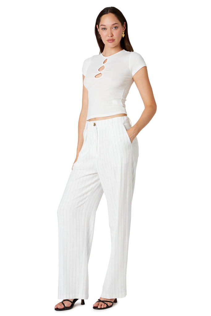 Luca Trouser in white side view