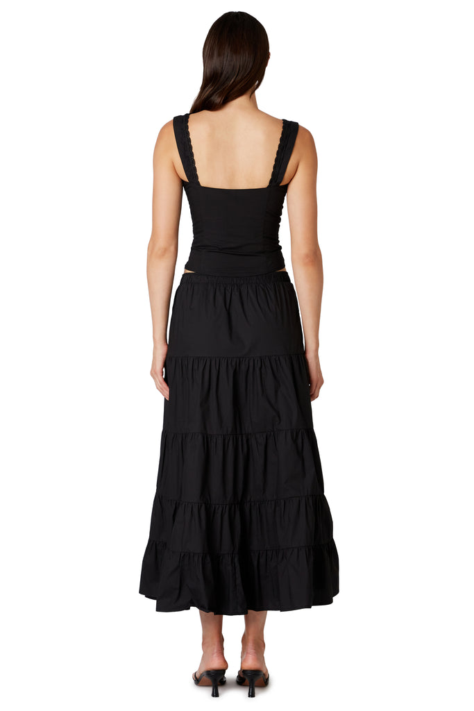 Alana Skirt in black back view