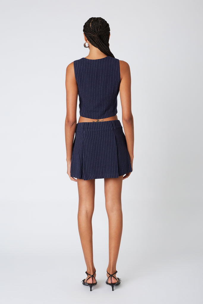 Nico Skirt in navy back view
