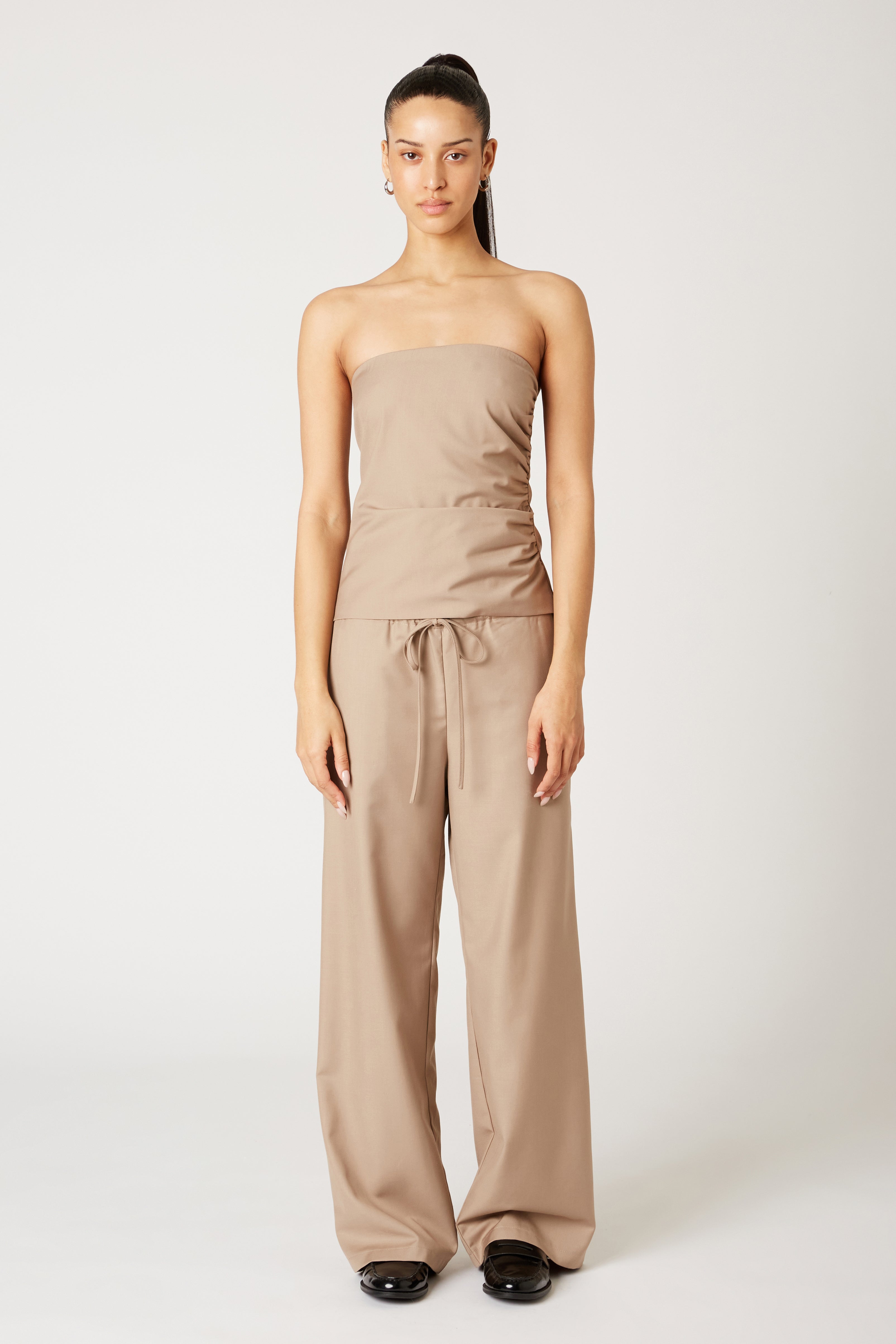 Lacey Pant in dune front view