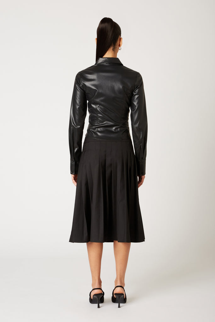 Gris Skirt in black back view