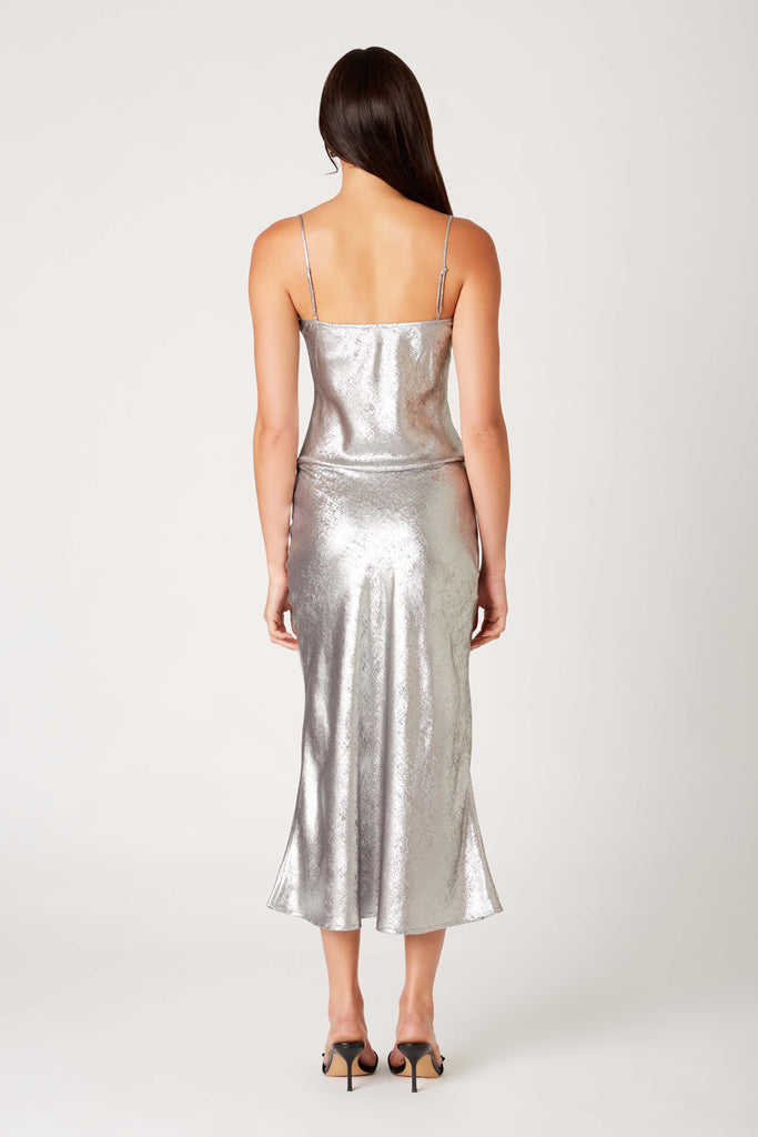 Lucien Skirt in chrome back view