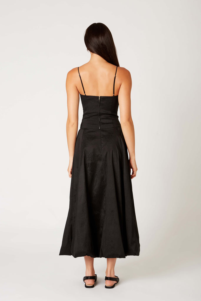 King Skirt in black back view