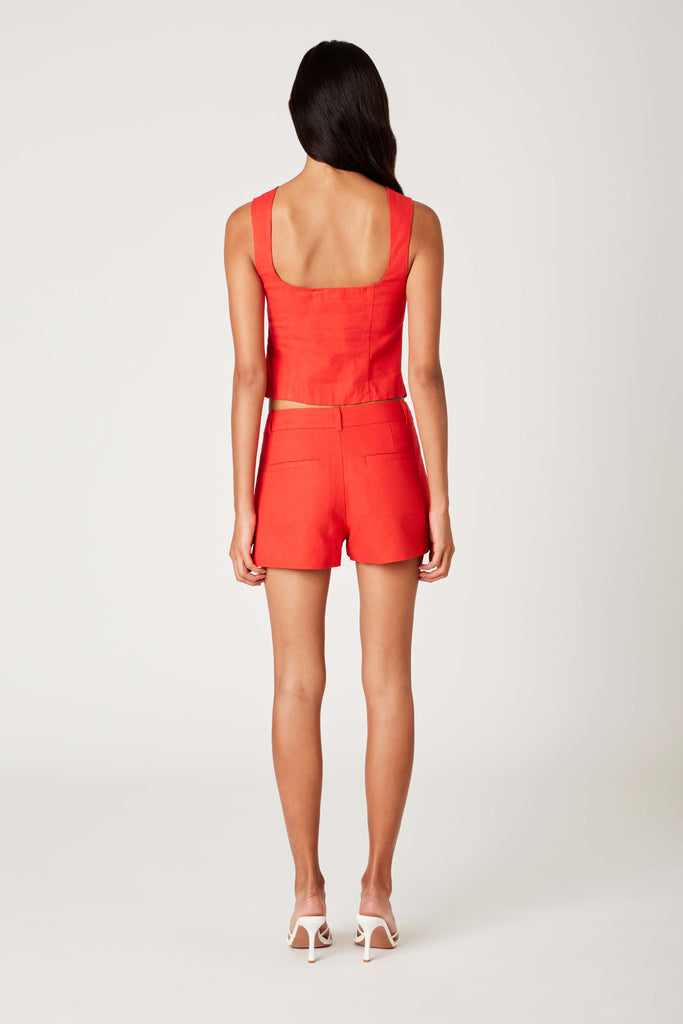 Micro Short in cherry back view