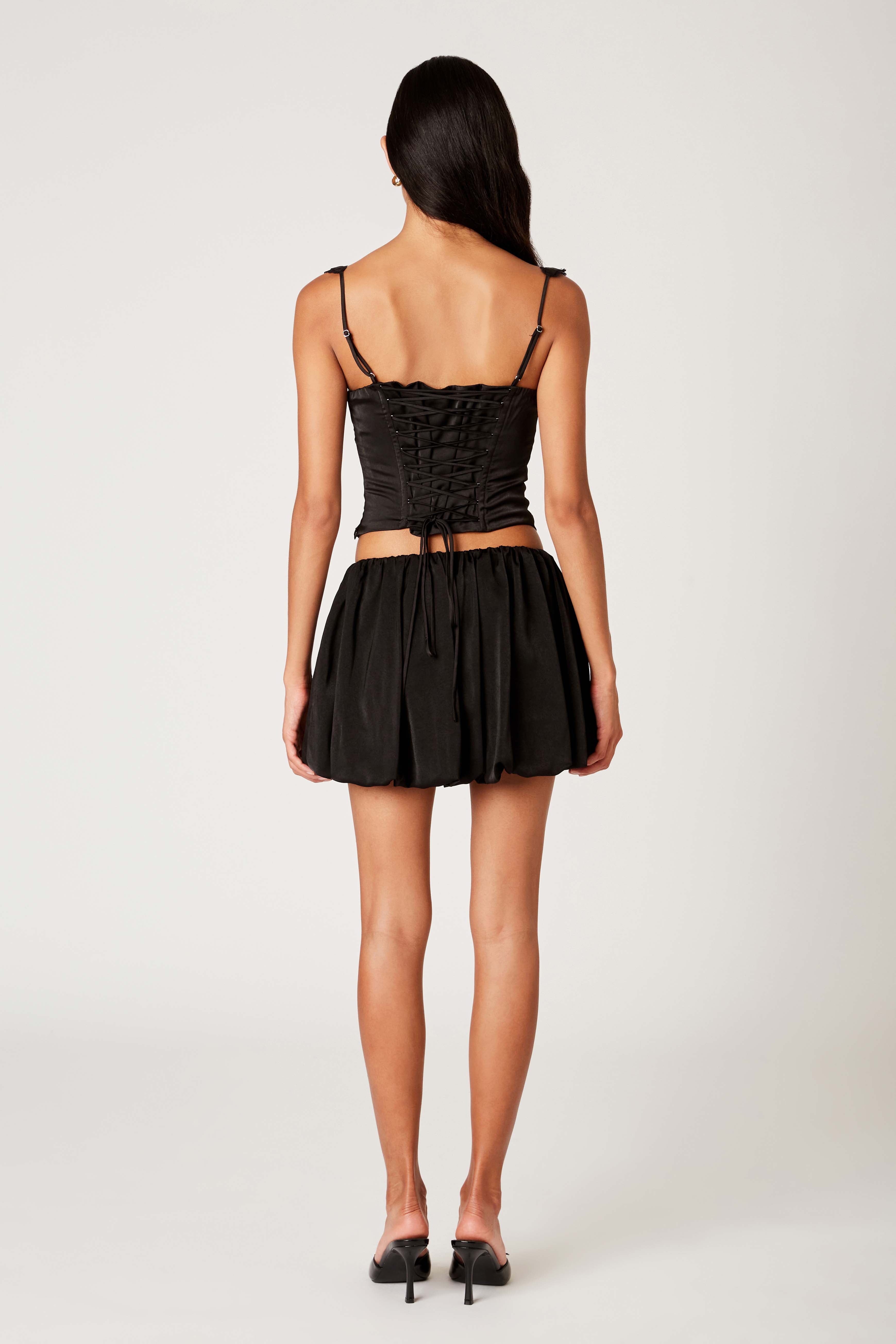 Tropez Skirt in black back view