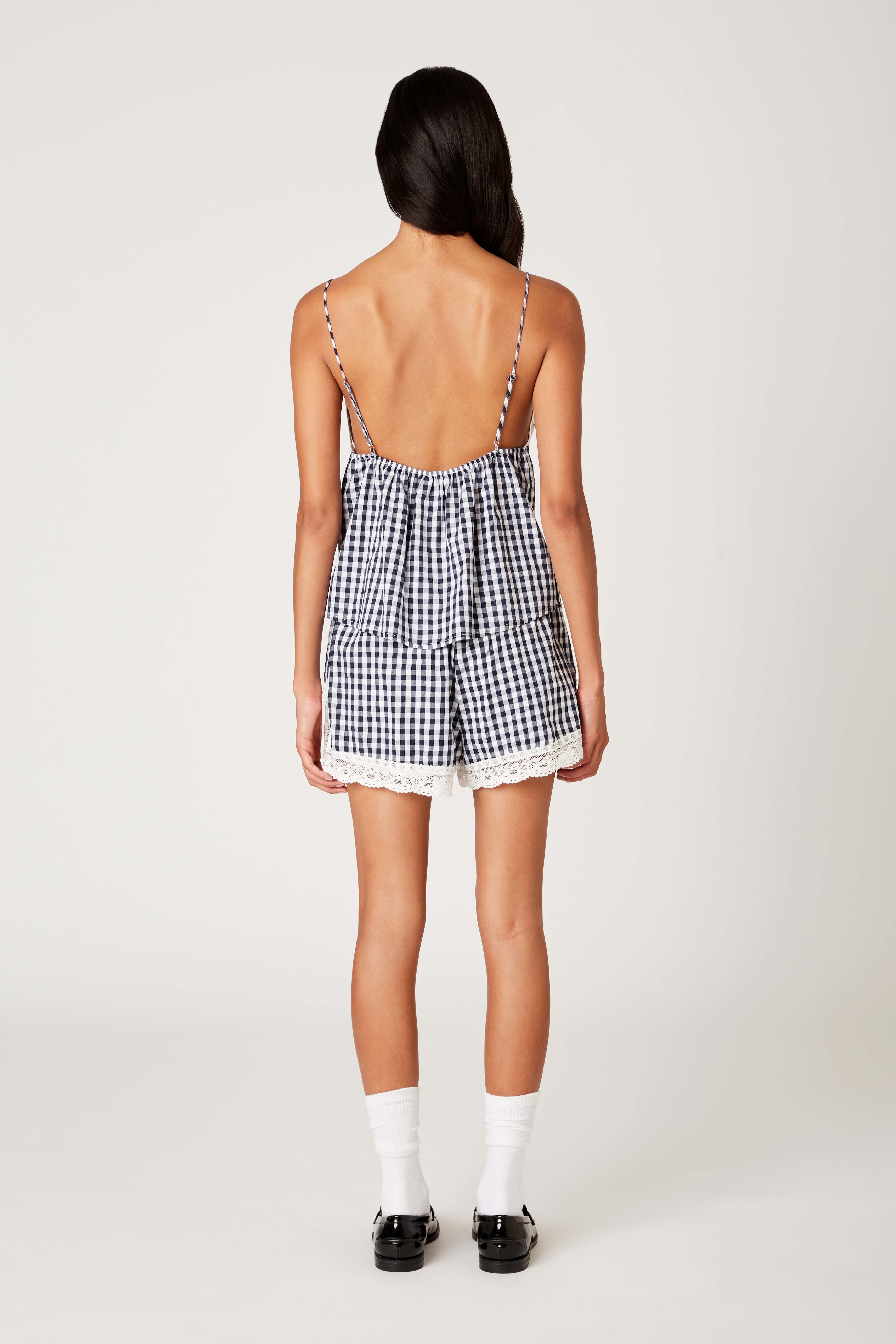 Kendra Top in navy back view