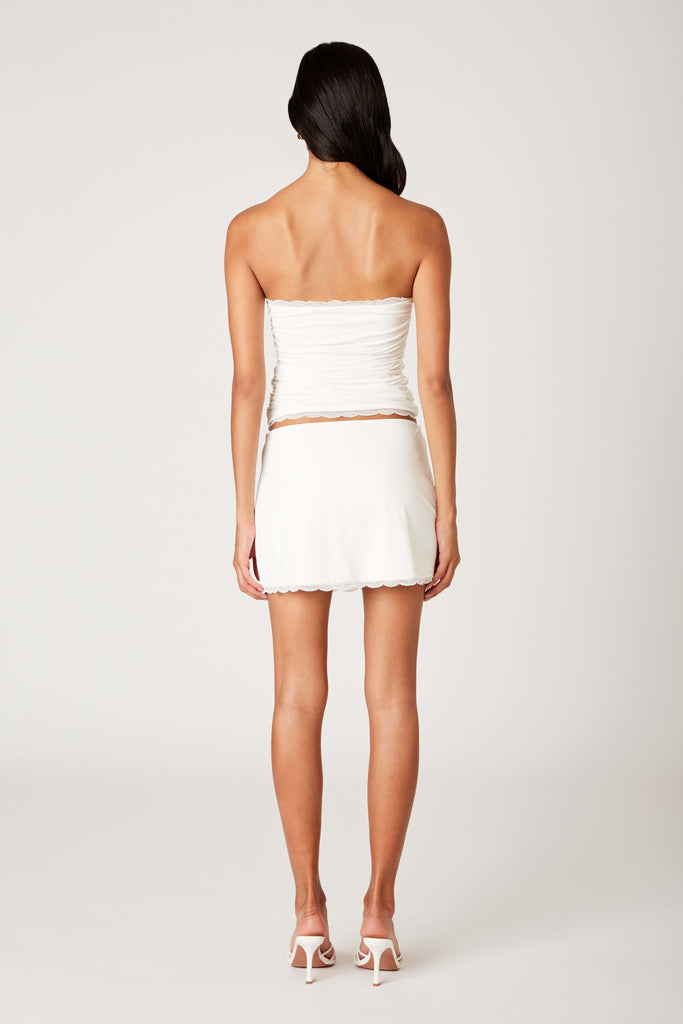 Bella Skort in white back view
