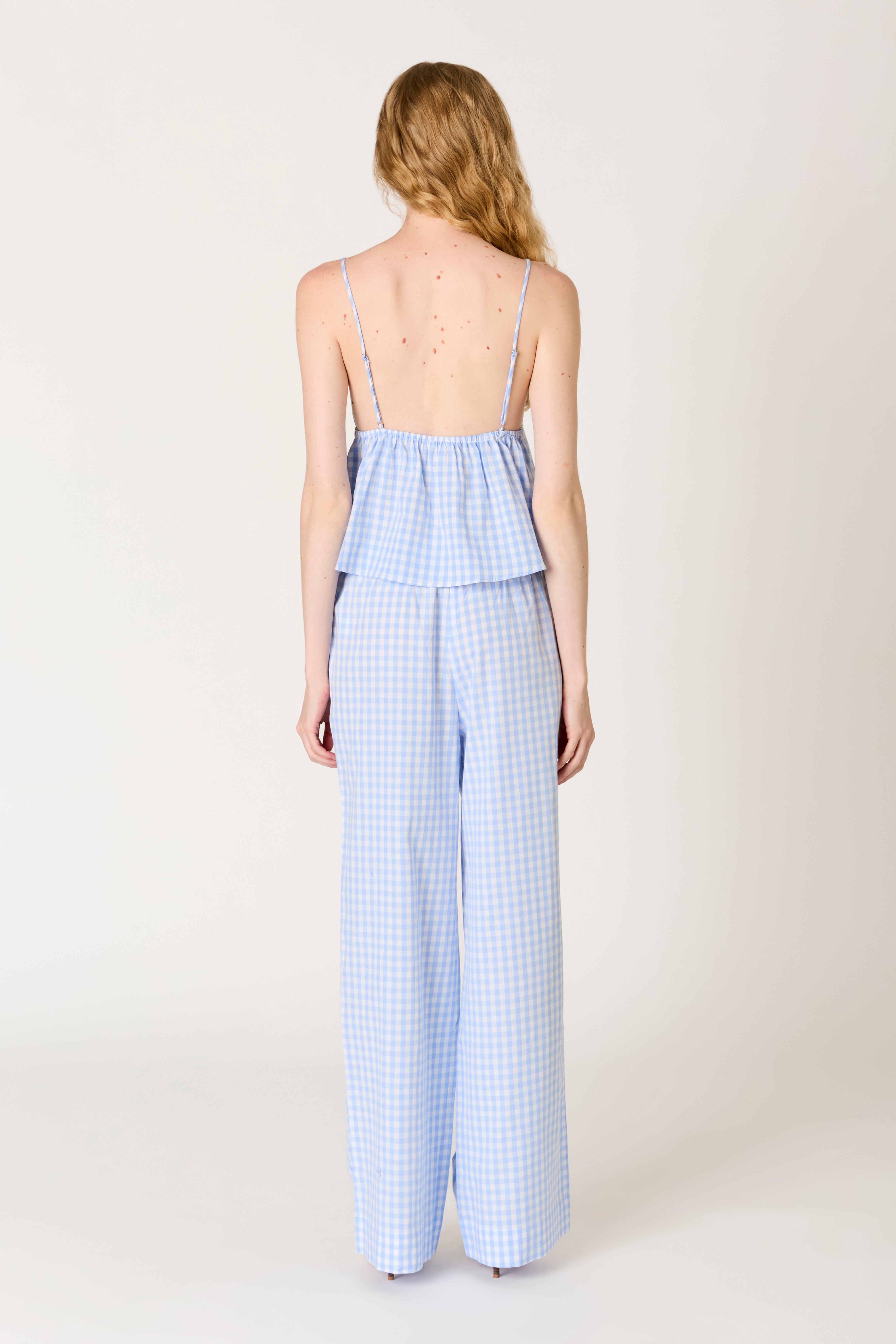 Khonny Pant in chambray back view