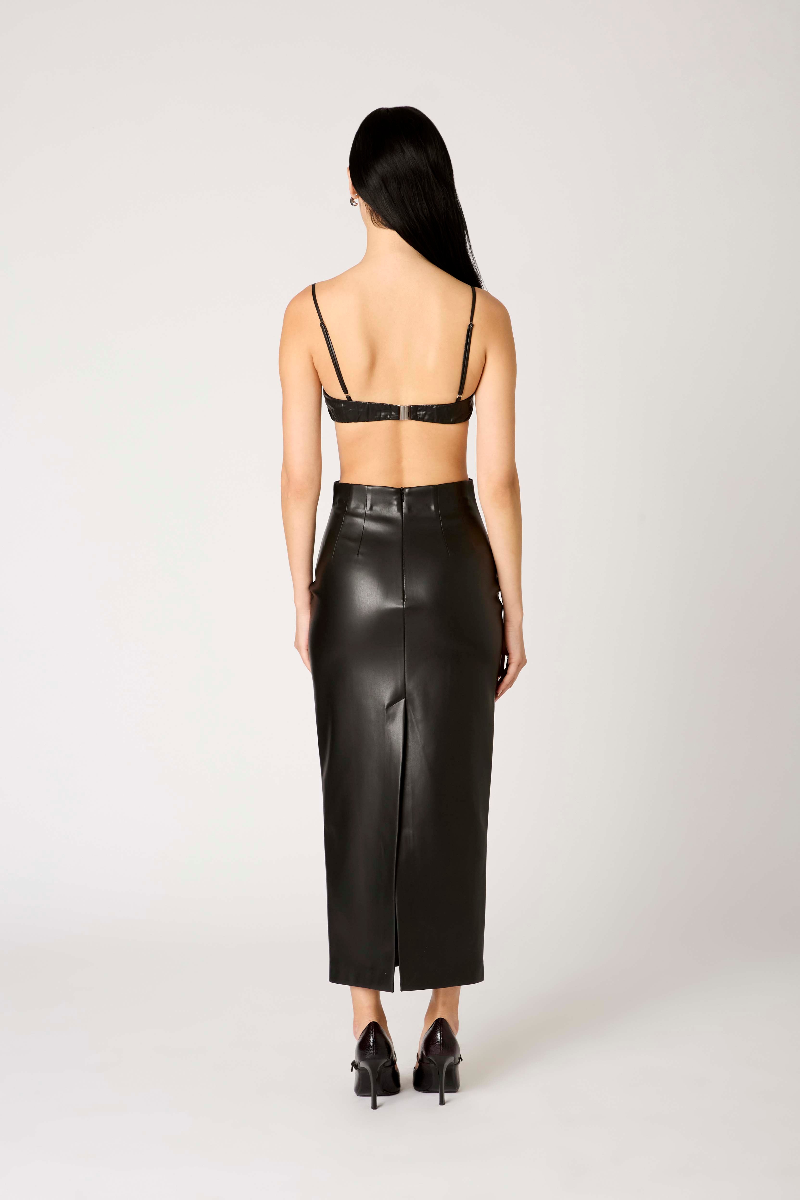 Elodie Skirt in black back view
