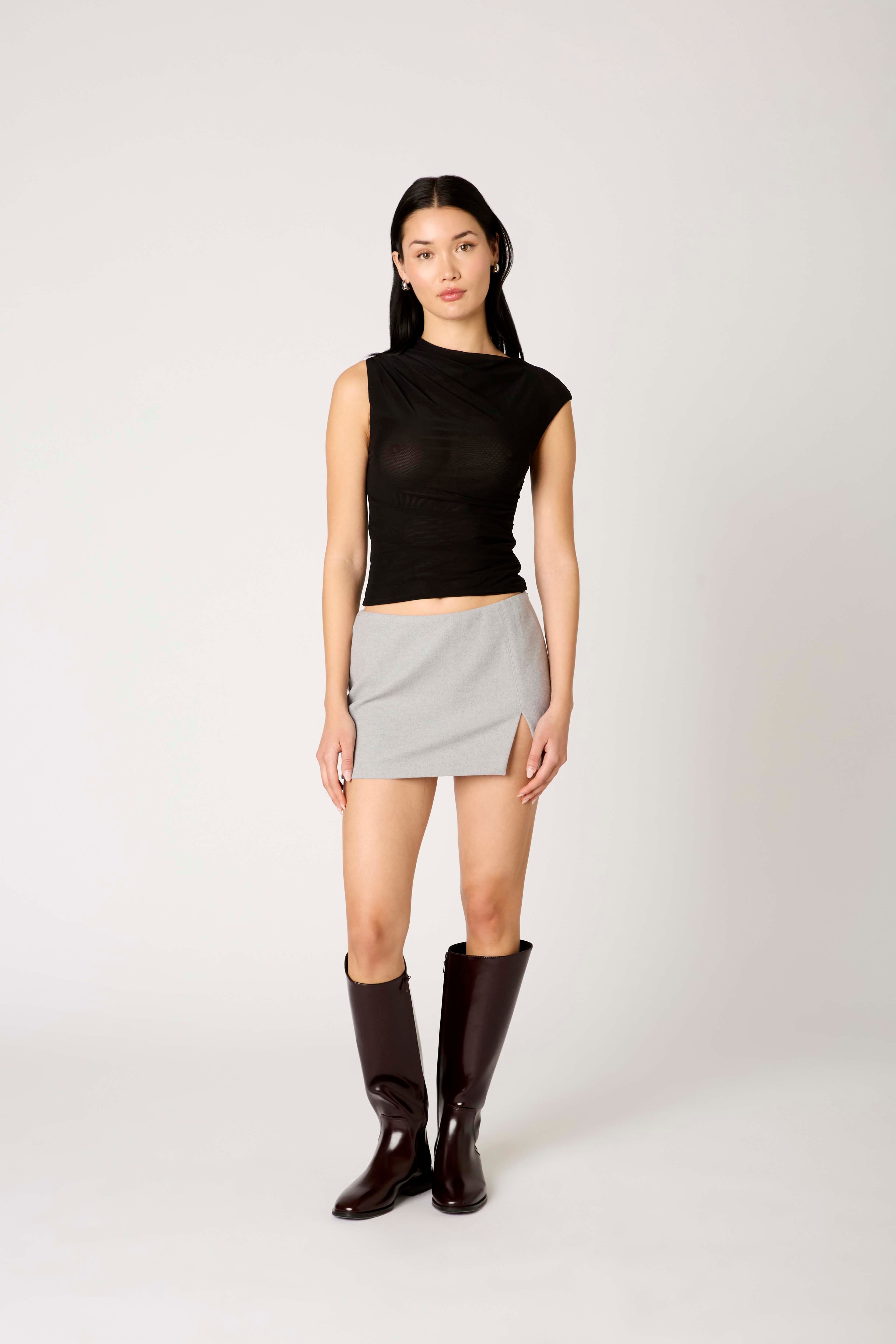 Zella Skort in grey front view