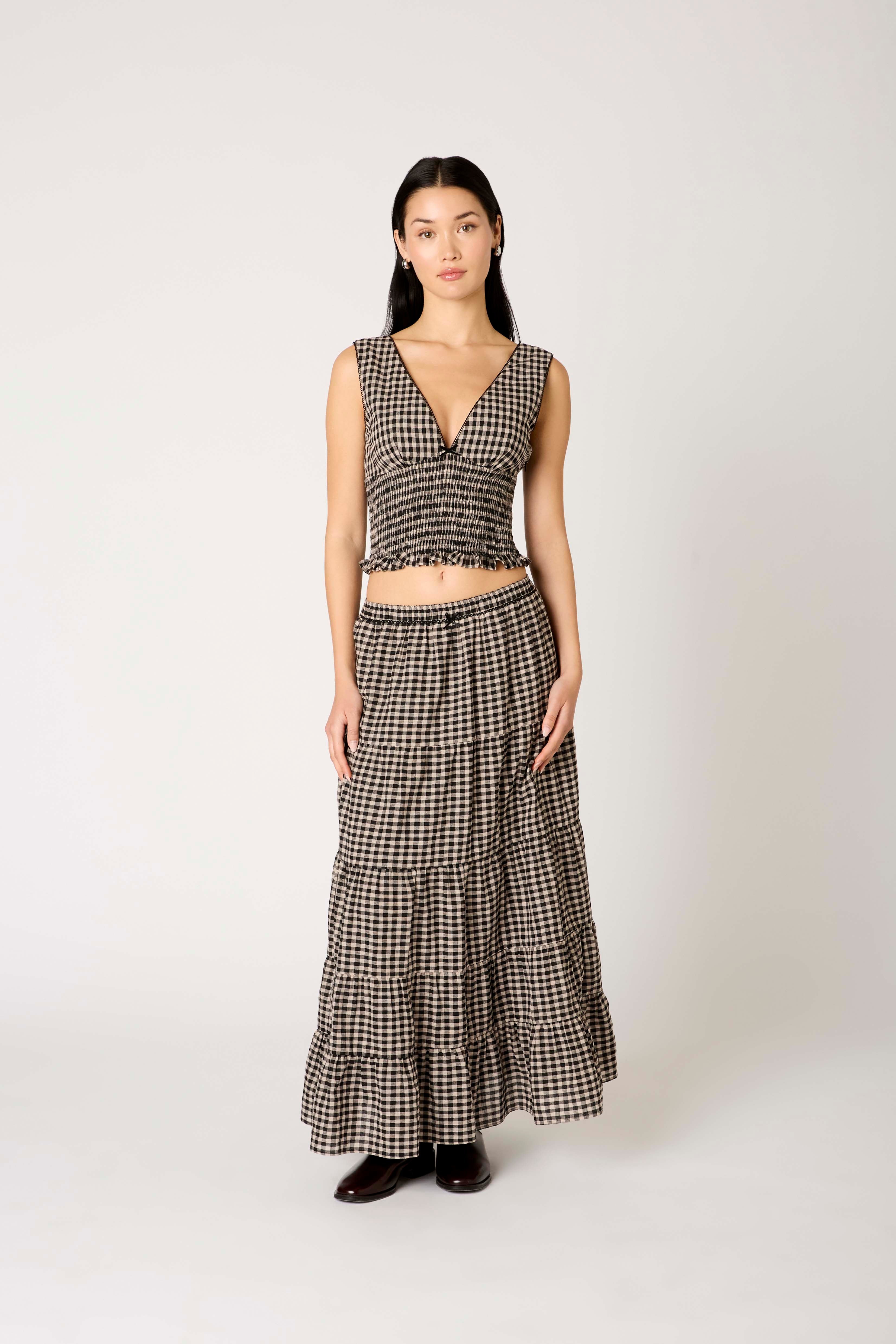 Paloma Skirt in oat front view
